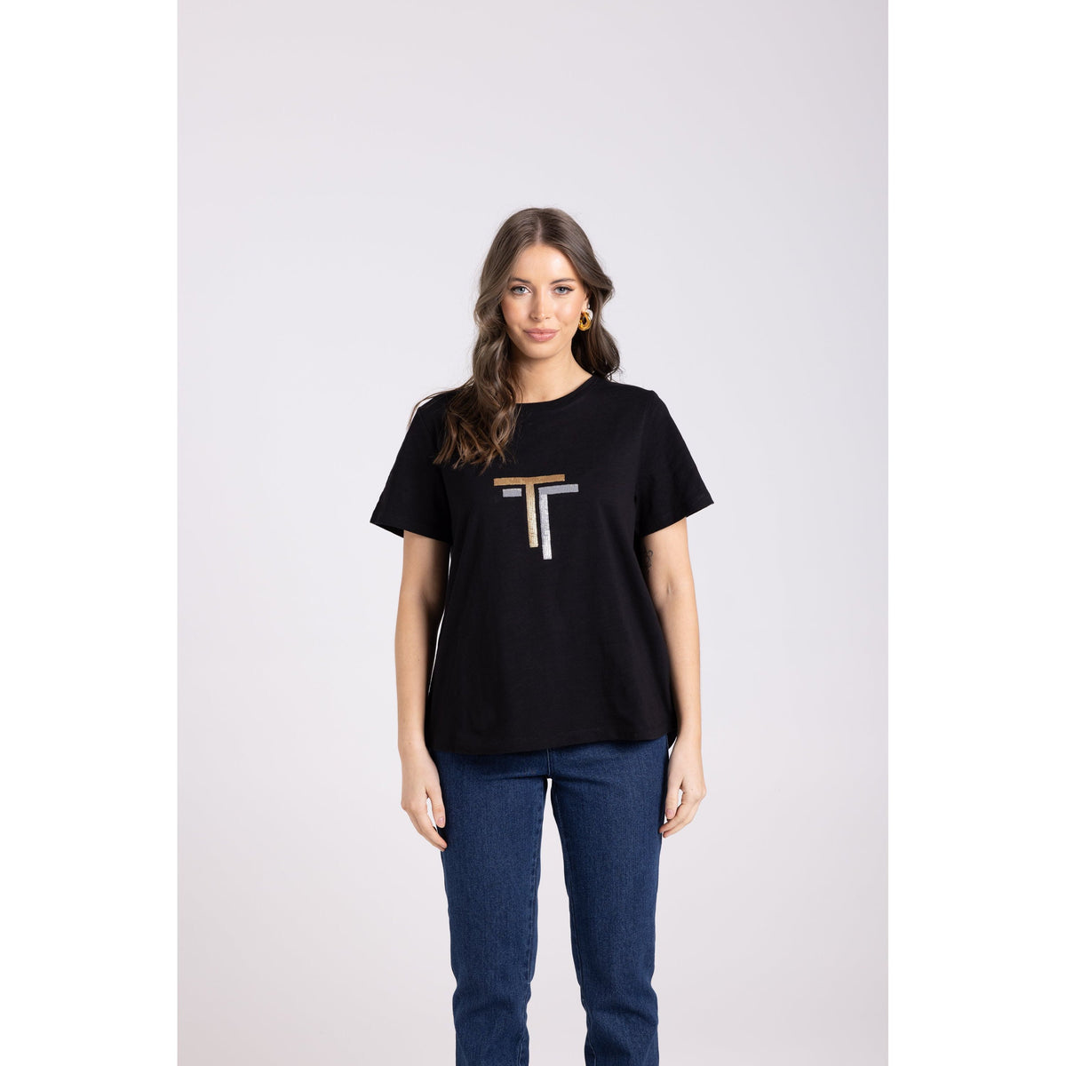 TWO T&#39;s | Crew T-Shirt - Black