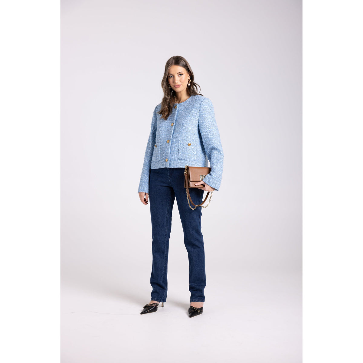 TWO T&#39;s | Crop Boucle Jacket