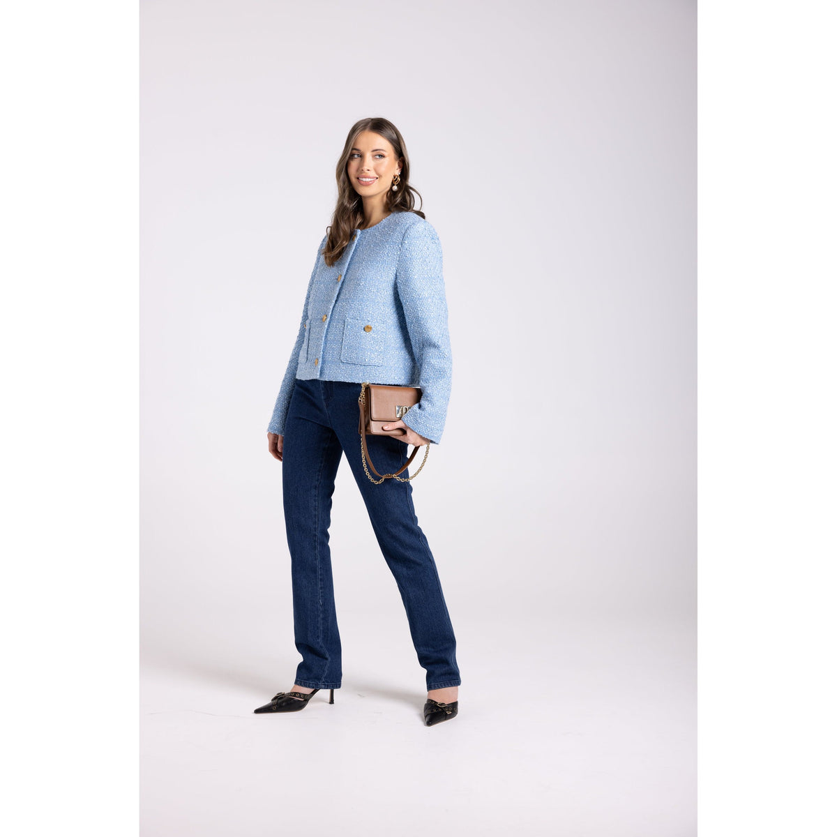 TWO T&#39;s | Crop Boucle Jacket