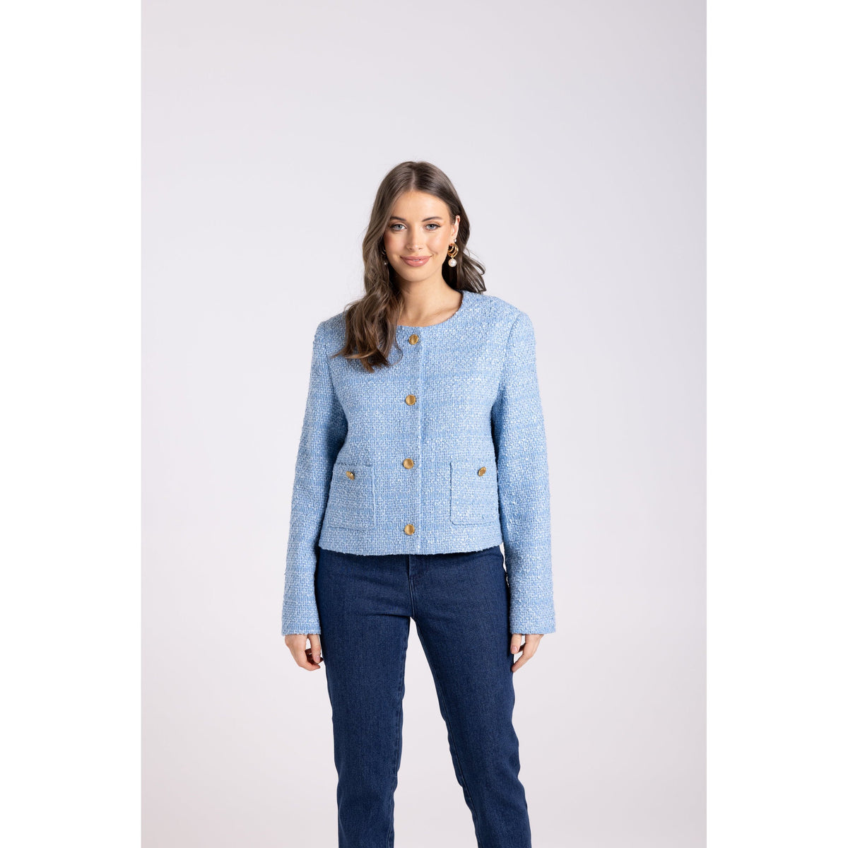 TWO T&#39;s | Crop Boucle Jacket