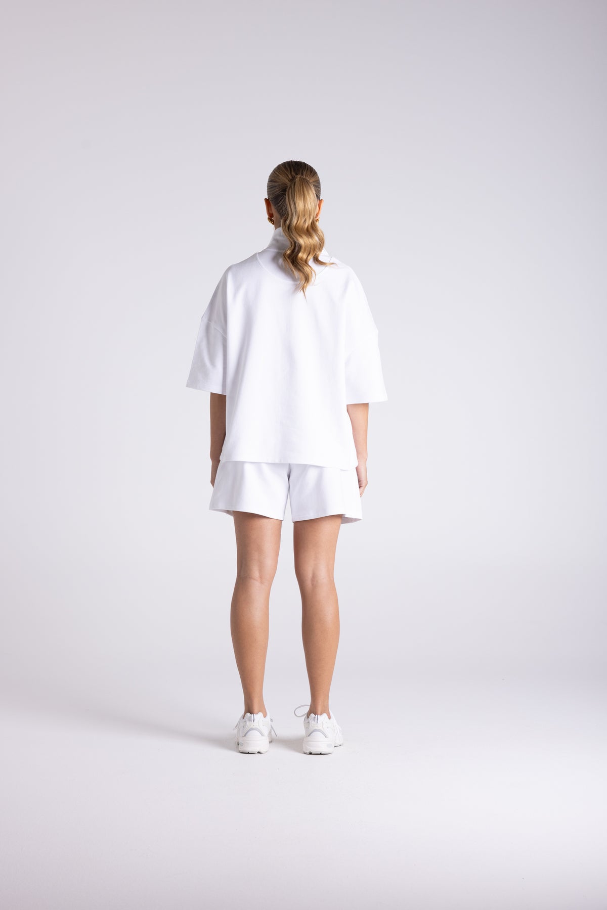 Two T's | Ava Sweat Short - White