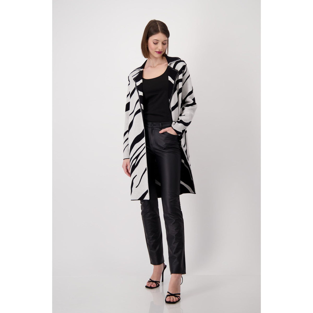 MONARI | Reversible Print Cardigan