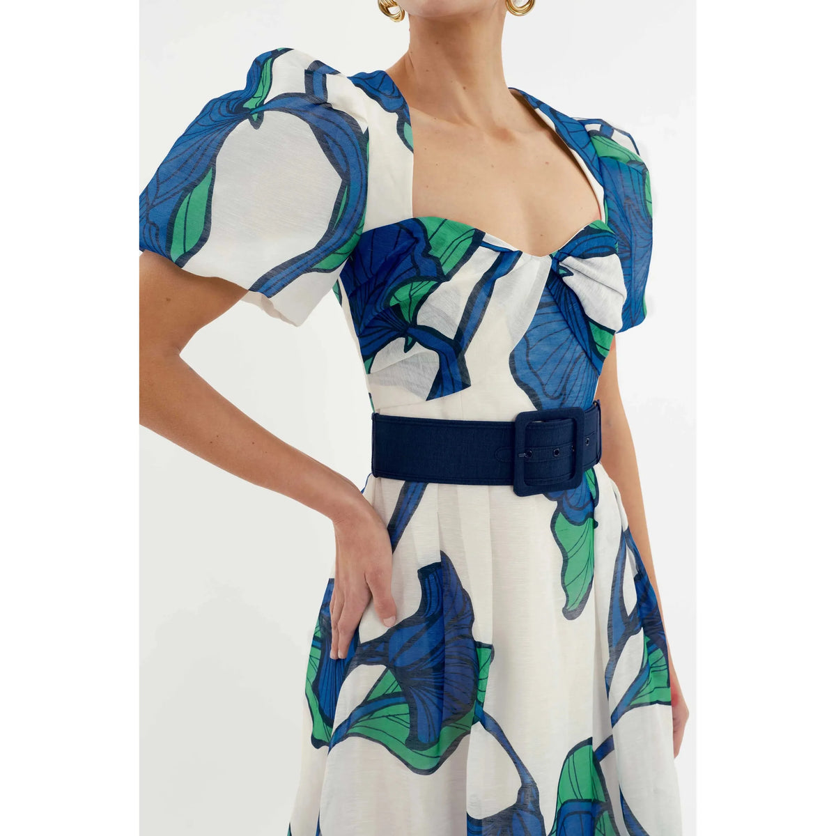 REBECCA VALLANCE | BLUE IVY MIDI DRESS