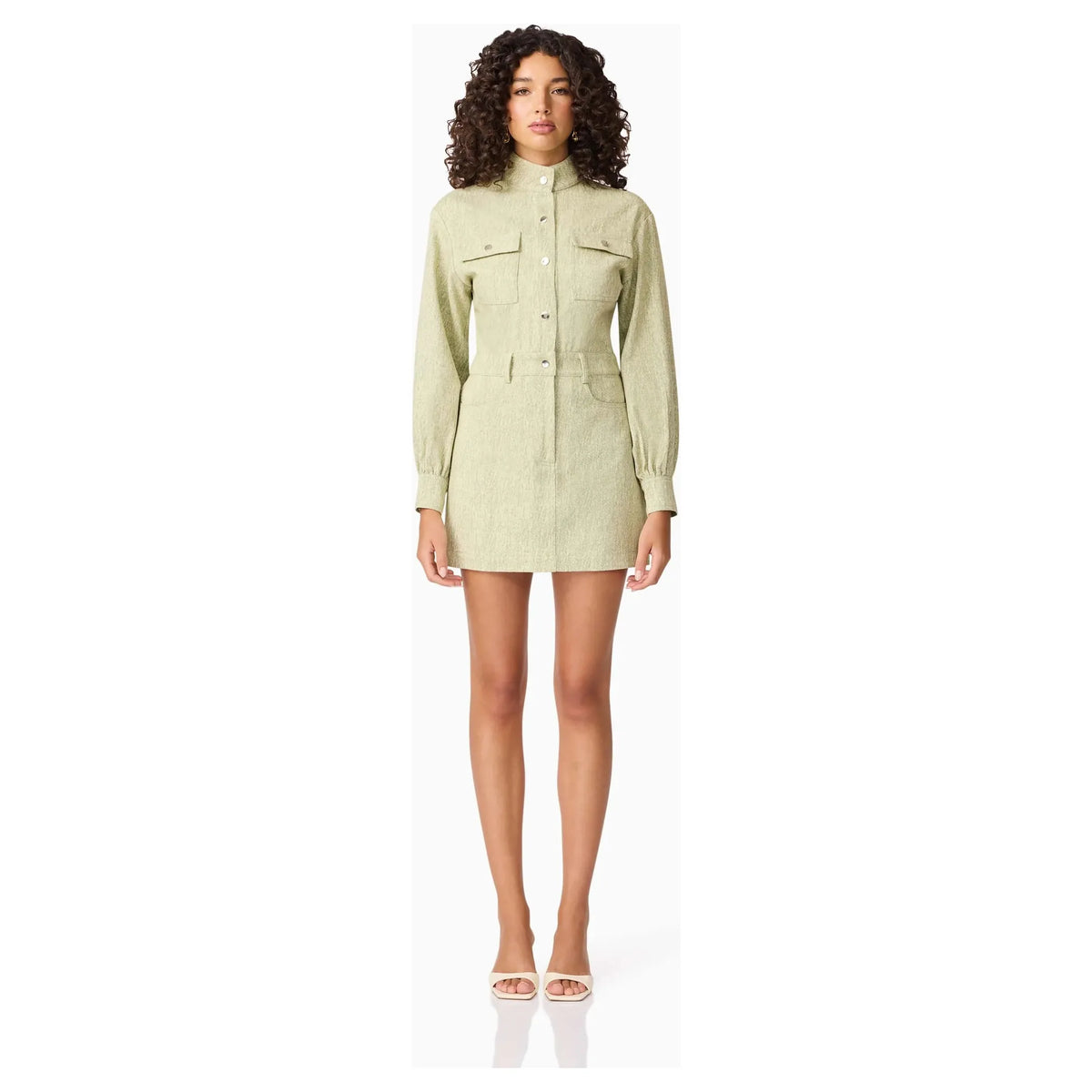 CURAAE | GRETAL LONG SLEEVE MINI DRESS