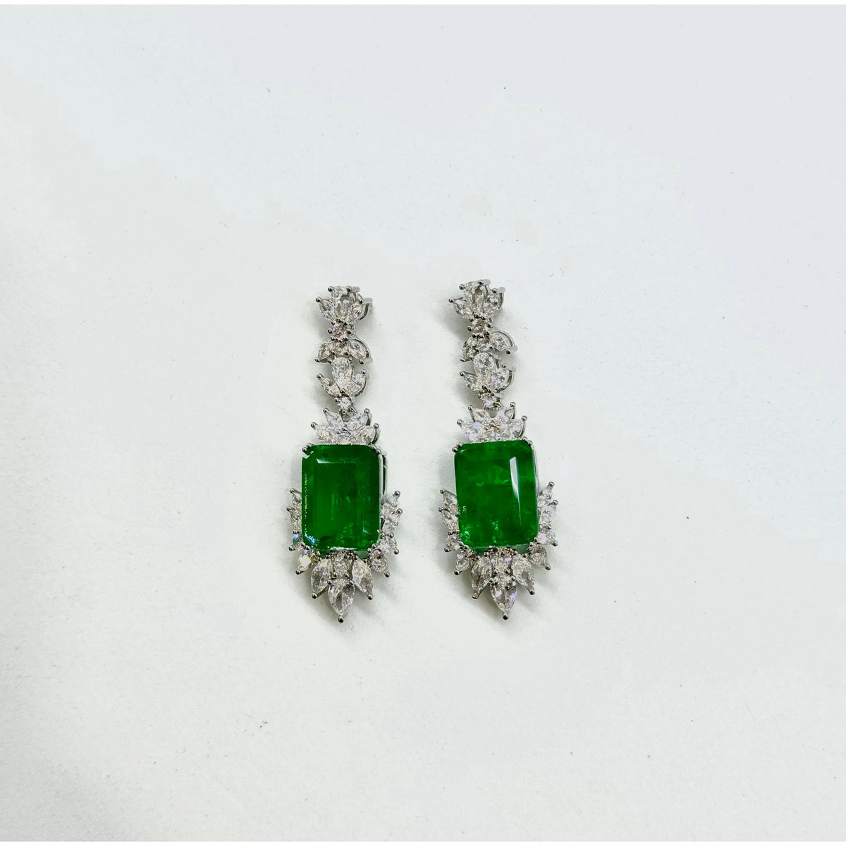 LORELEI | Emerald Cubic Zirconia Drop Down