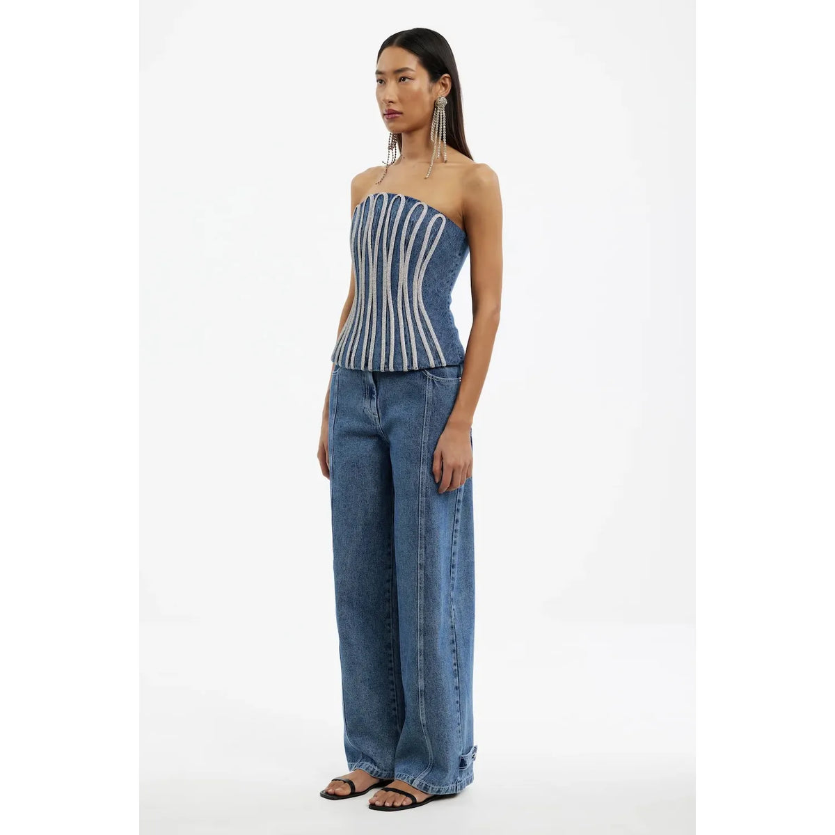 SIGNIFICANT OTHER | SABRINA METALLIC JEAN
