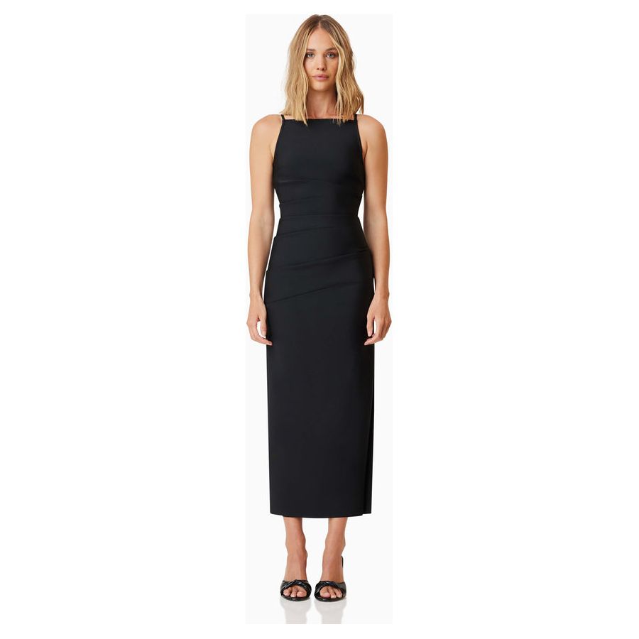 ELLIATT | ROSE COCKTAIL MIDI DRESS - Black