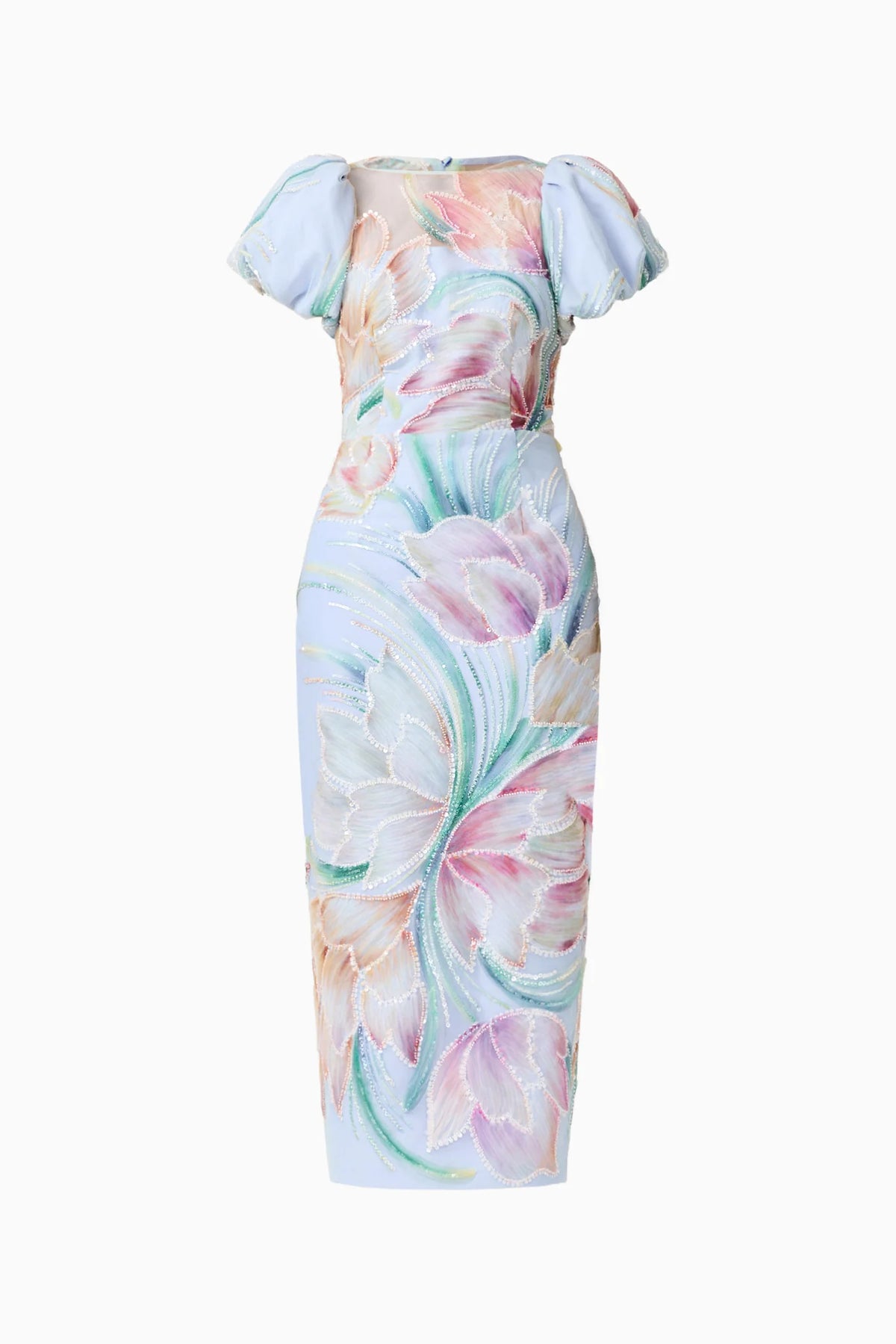 ELLIATT | PRISELLE PUFF SLEEVE MIDI DRESS