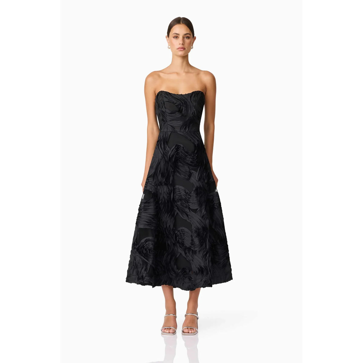 ELLIATT | ASHER MIDI DRESS BLACK