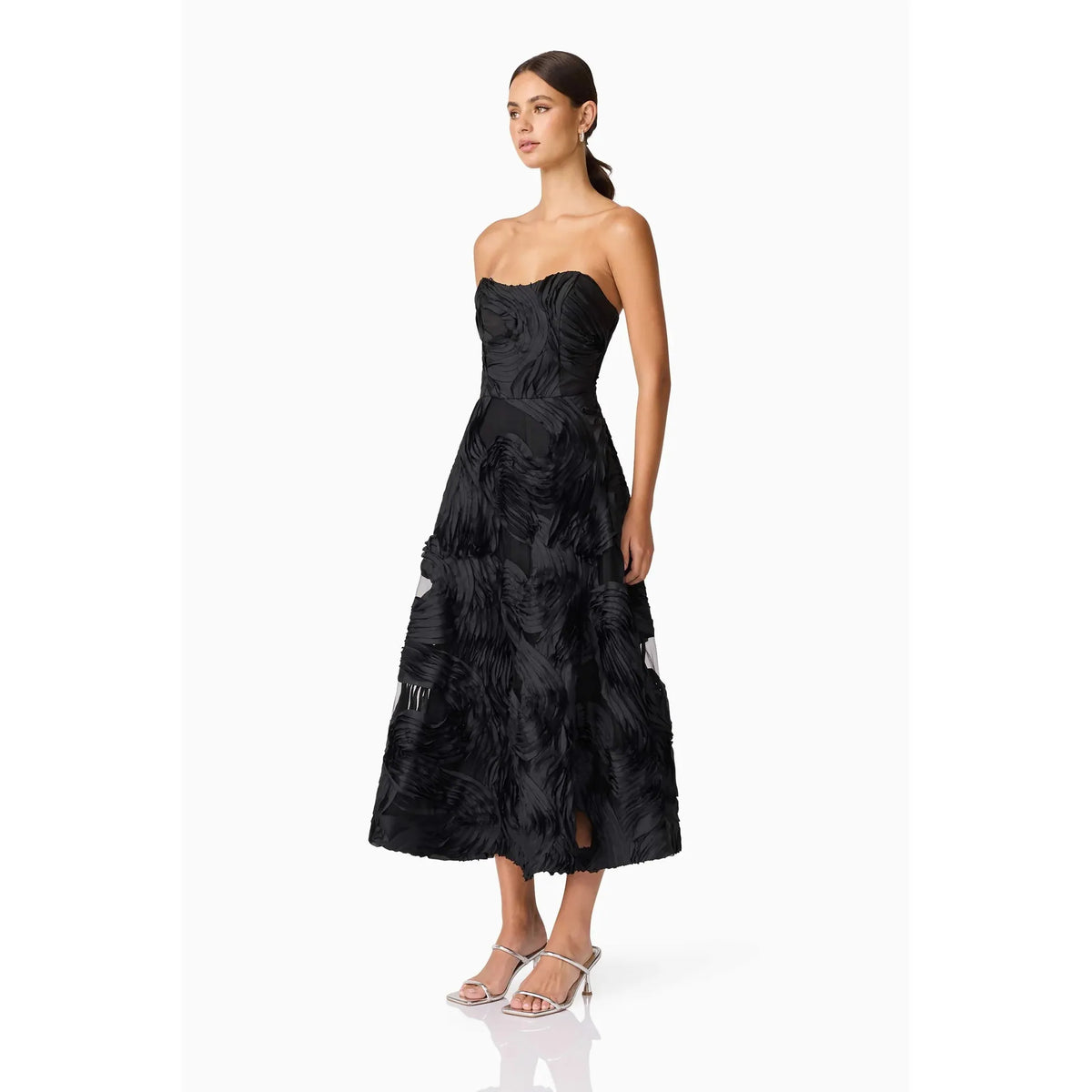 ELLIATT | ASHER MIDI DRESS BLACK