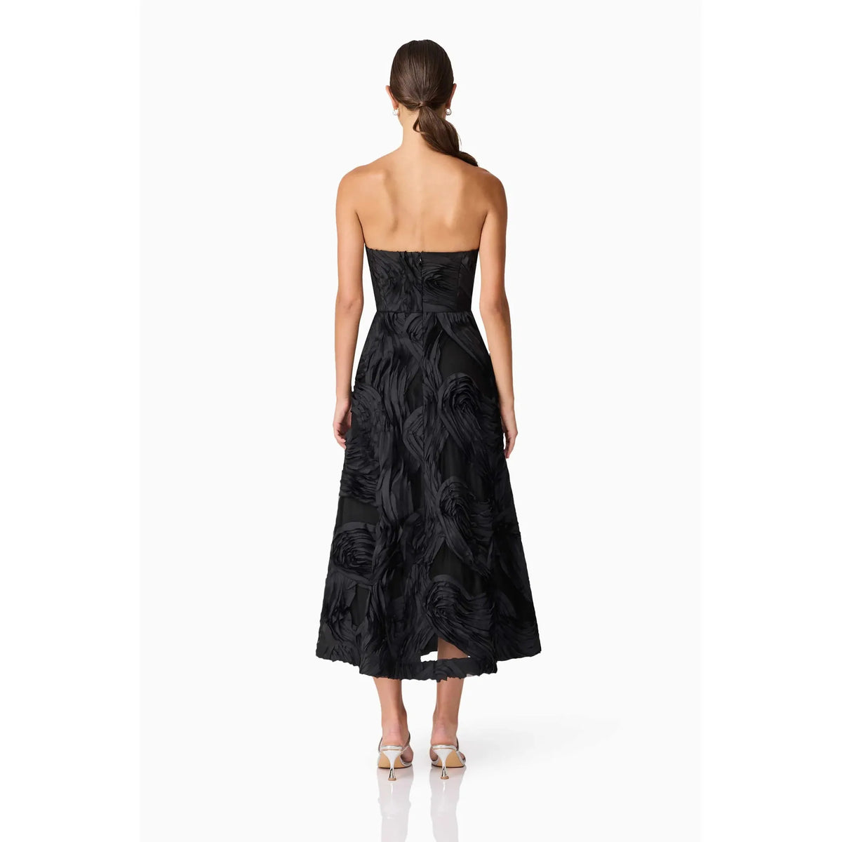 ELLIATT | ASHER MIDI DRESS BLACK