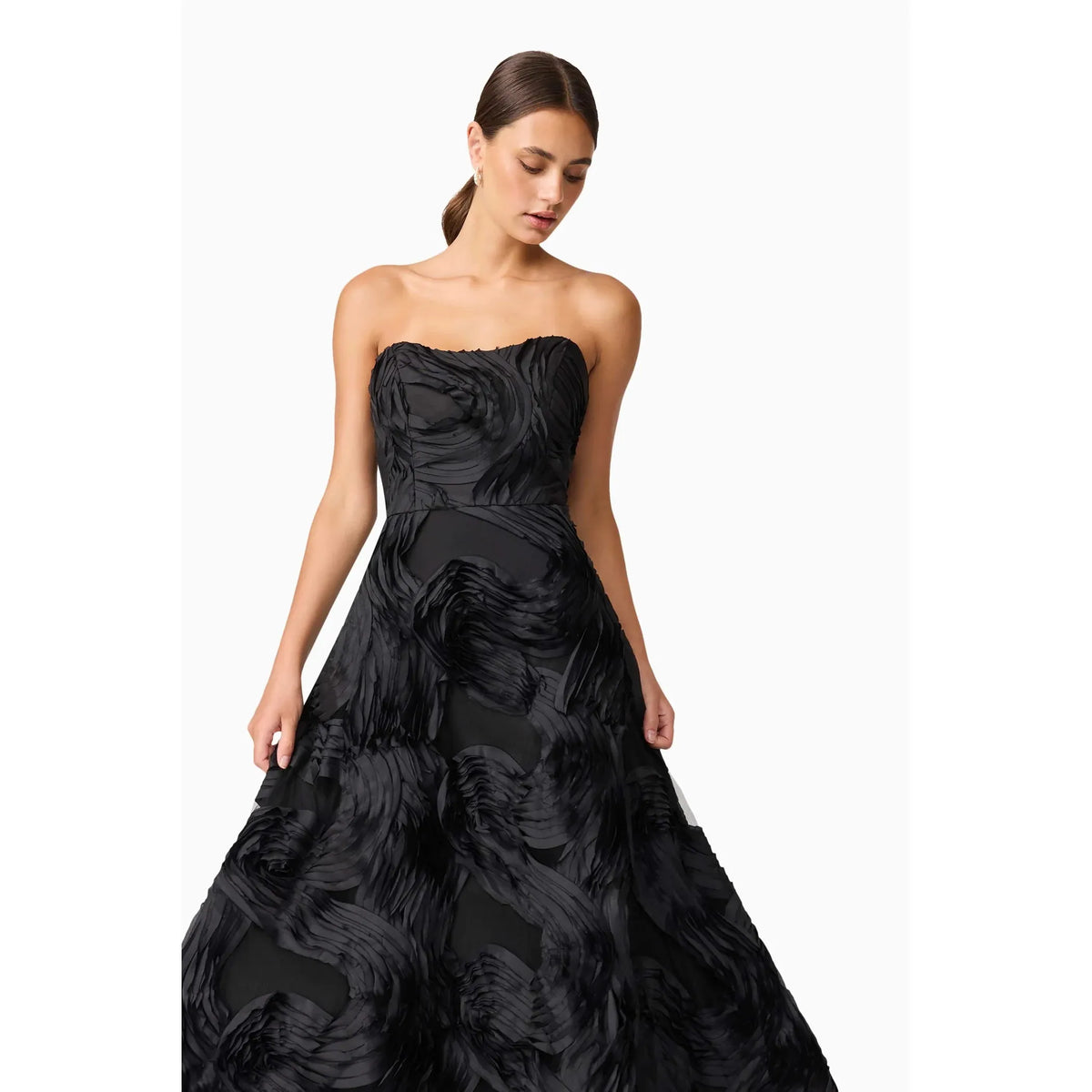 ELLIATT | ASHER MIDI DRESS BLACK