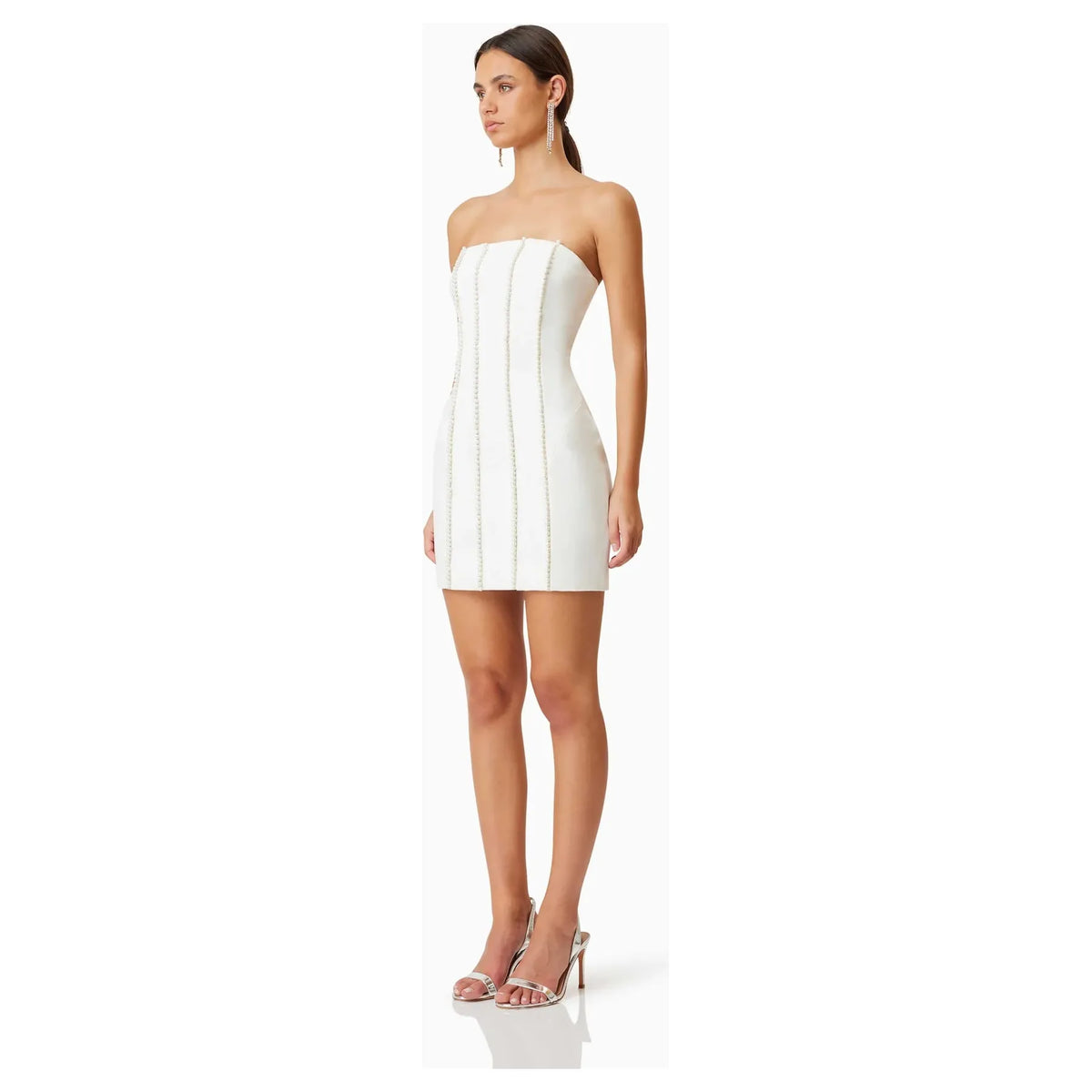 ELLIATT | SONNETT MINI STRAPLESS PEARL DRESS