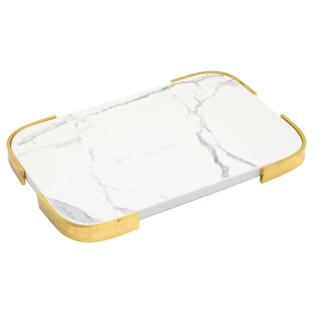 TRAY | White Marble
