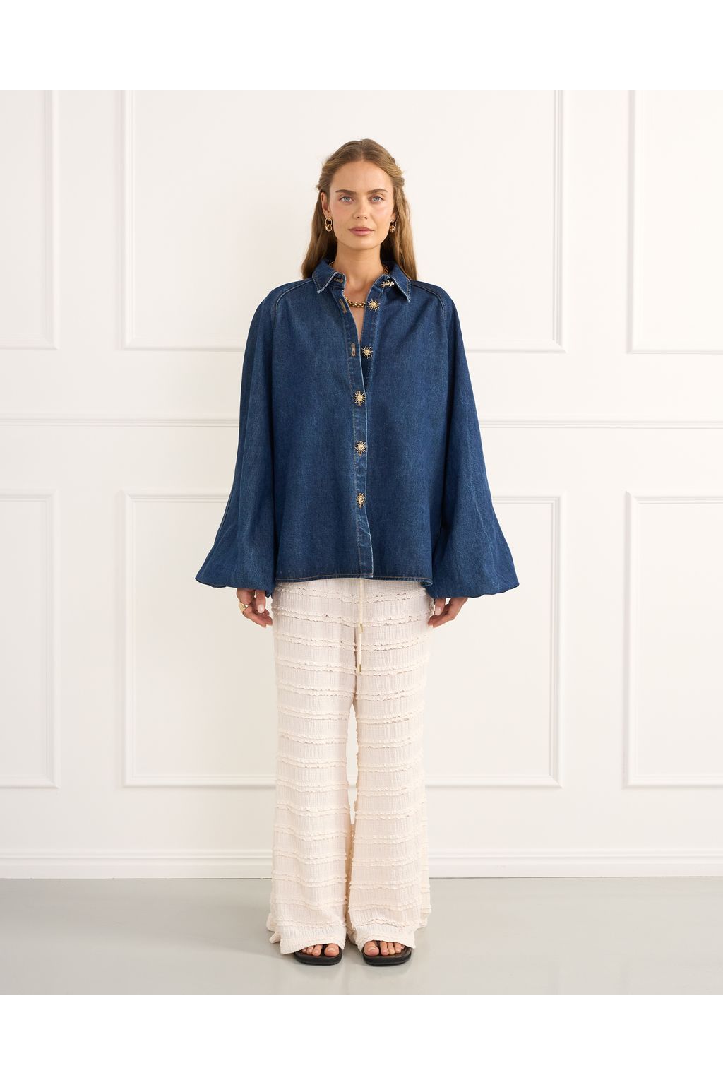 HEAVEN | Lucile Blouse - Denim