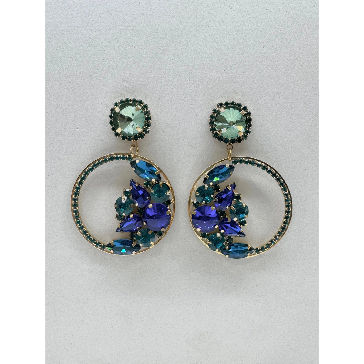 ELENI | Drop Earring - Blue Multi