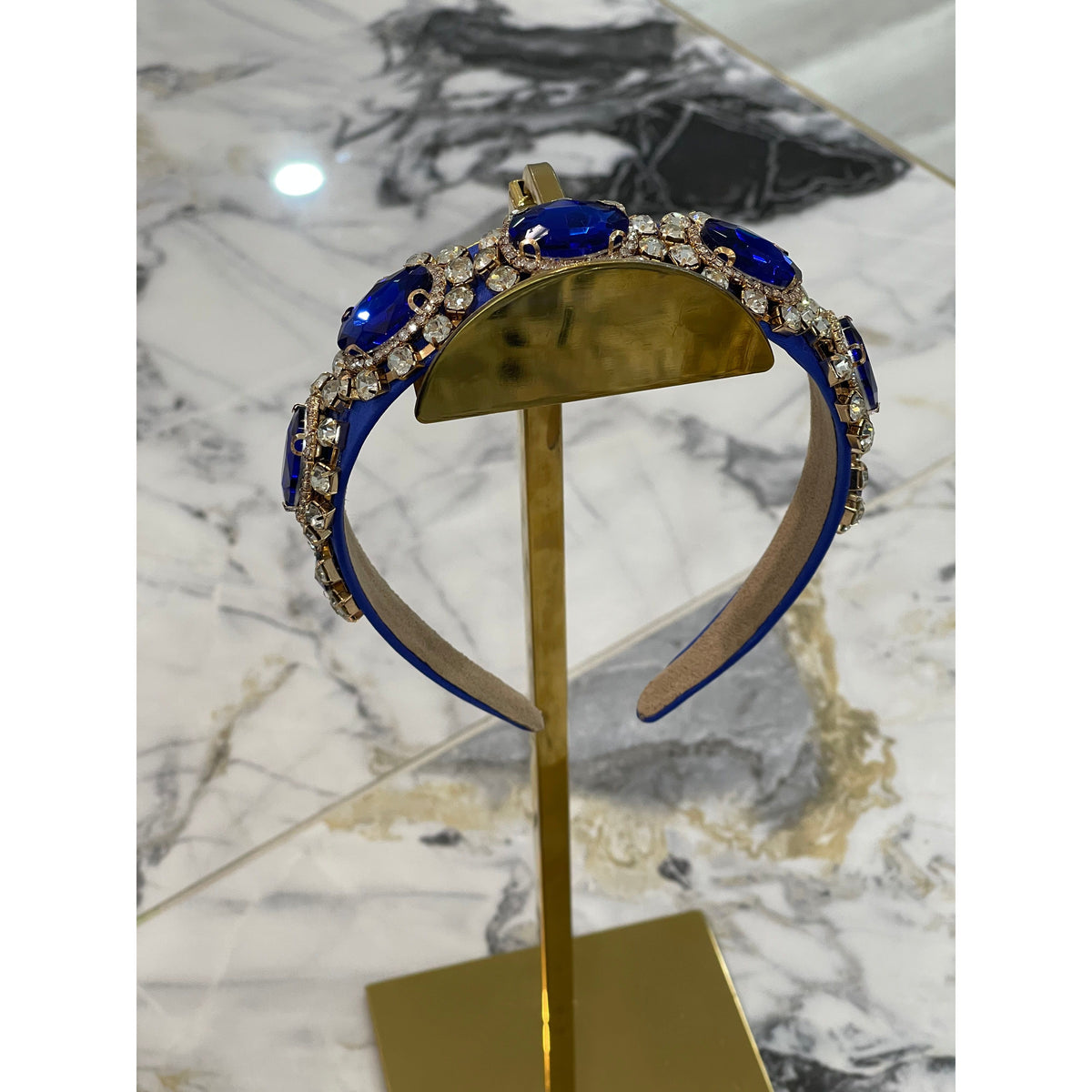 CRYSTAL HEADBAND | Royal Blue