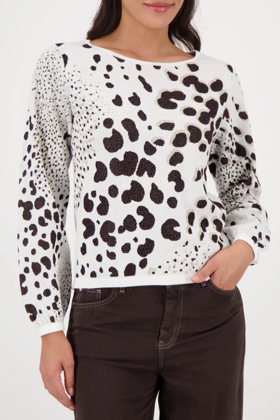 MONARI | LUREX KNIT - Leo Jacquard