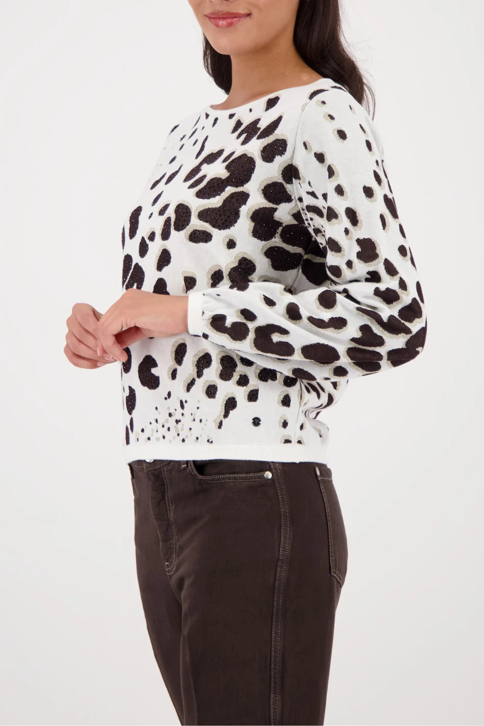 MONARI | LUREX KNIT - Leo Jacquard