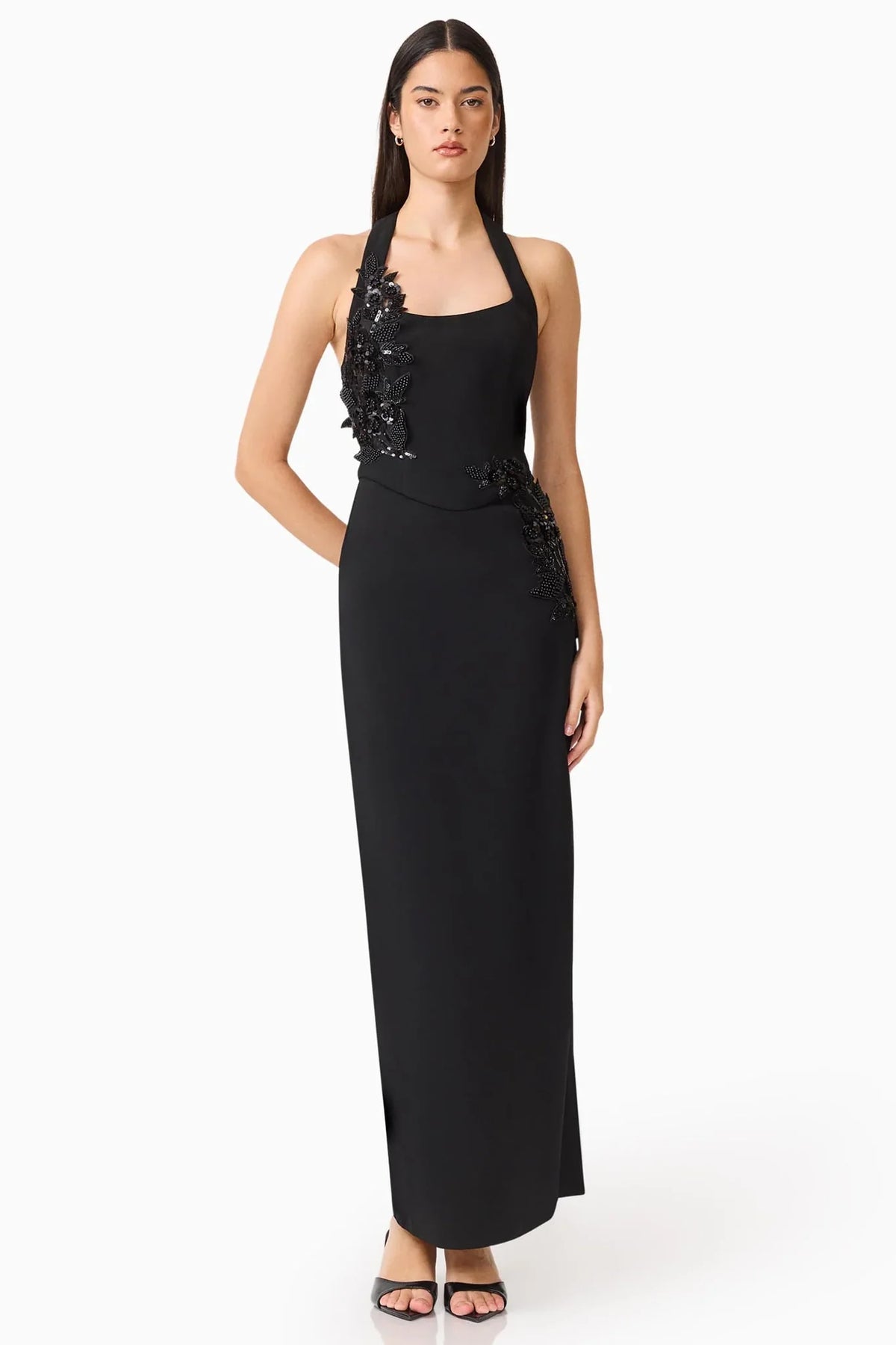 ELLIATT | ODELIA BEADED HALTER NECK