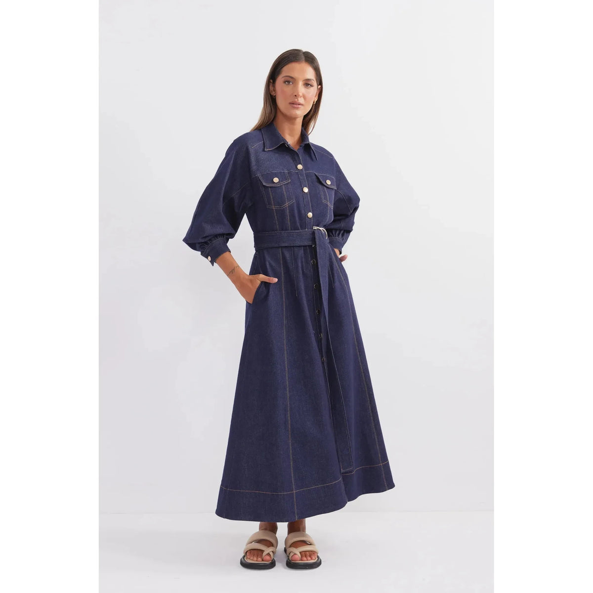 PASDUCHAS | CAPPELLA SHIRT MIDI