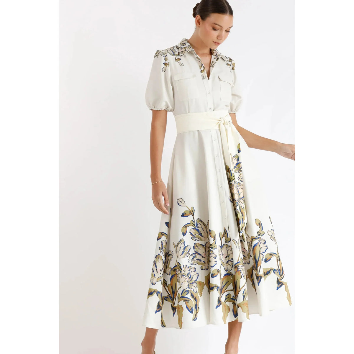 PASDUCHAS | FLOURISH SHIRT MIDI