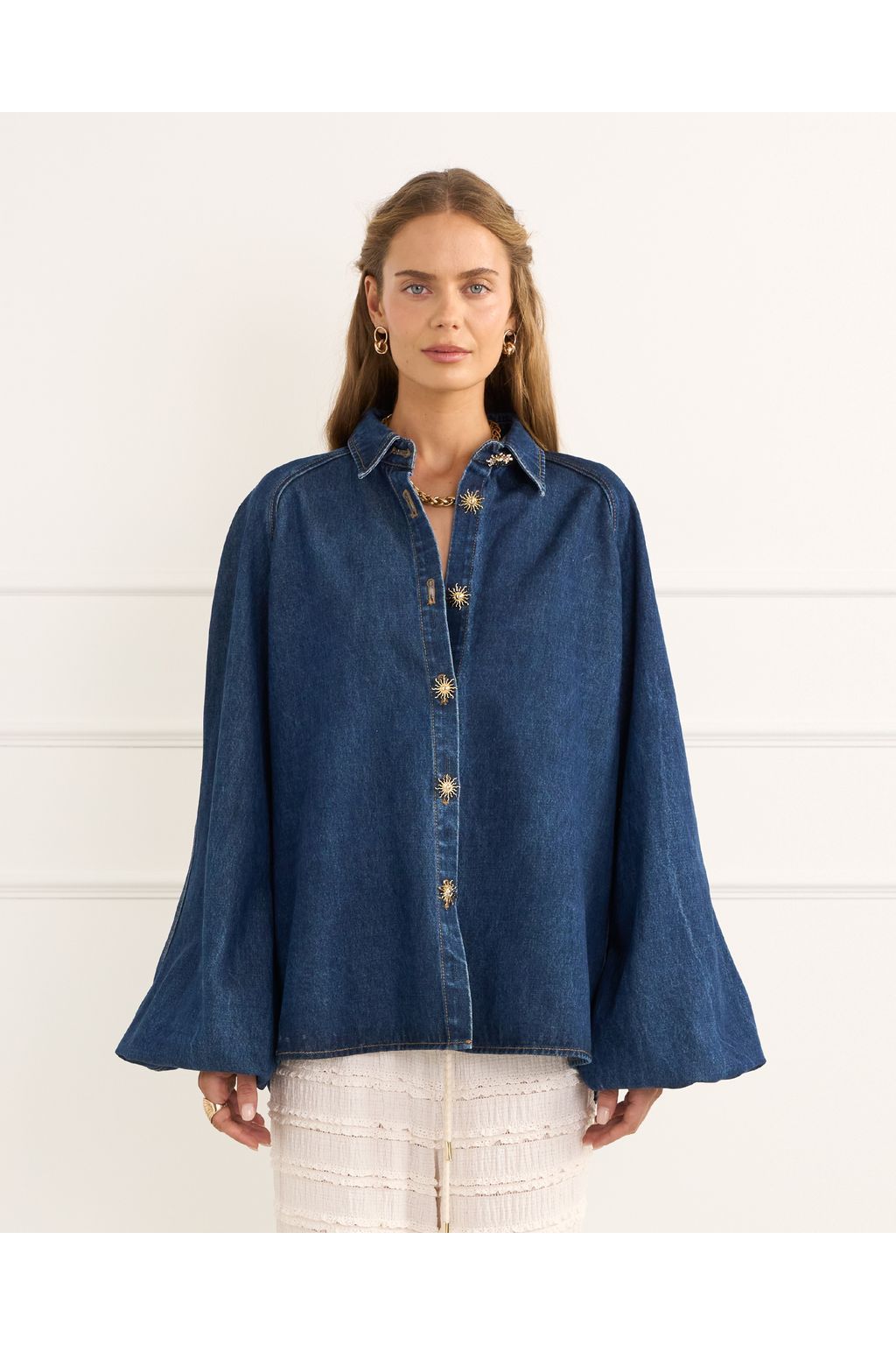 HEAVEN | Lucile Blouse - Denim