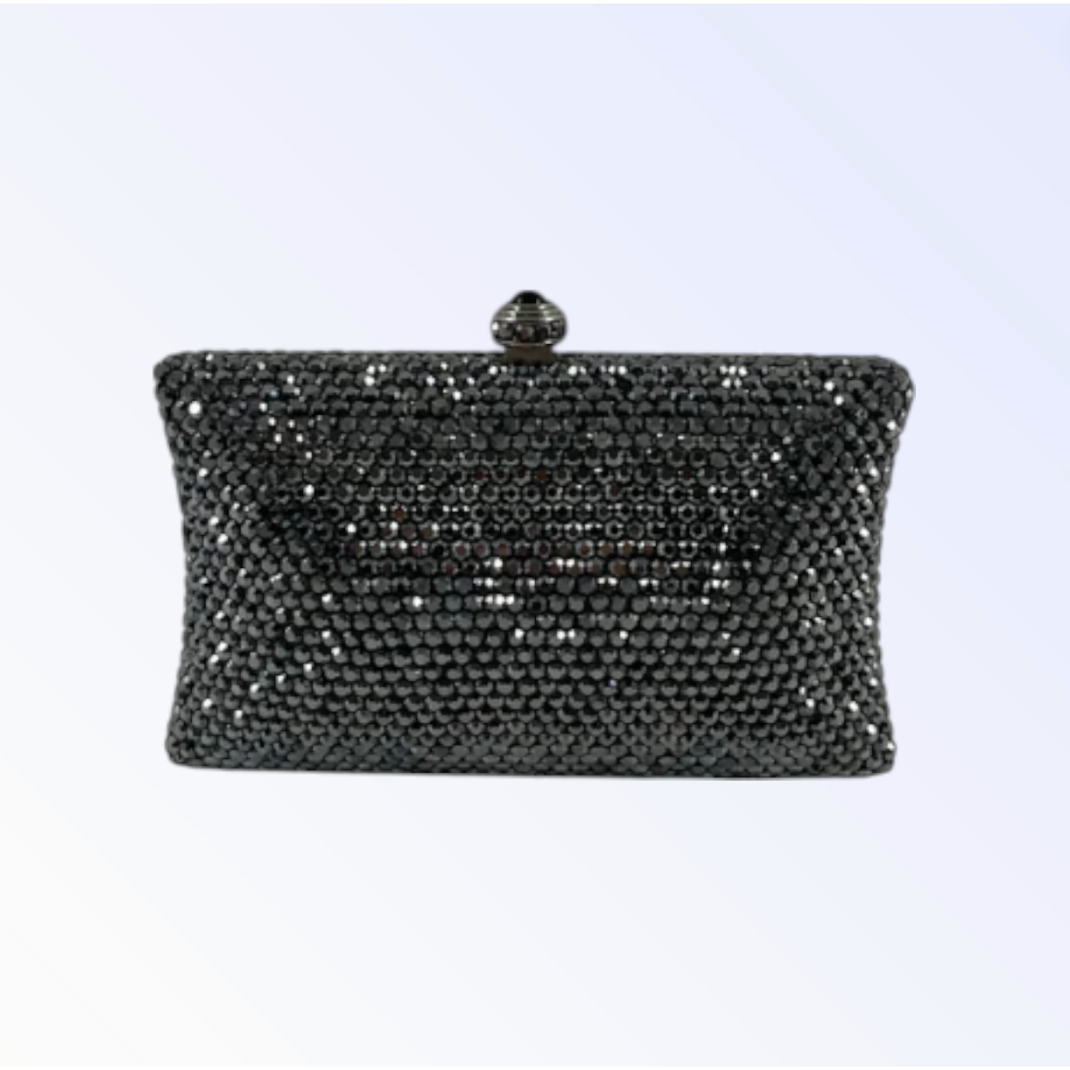Charcoal Crystal Mini Clutch