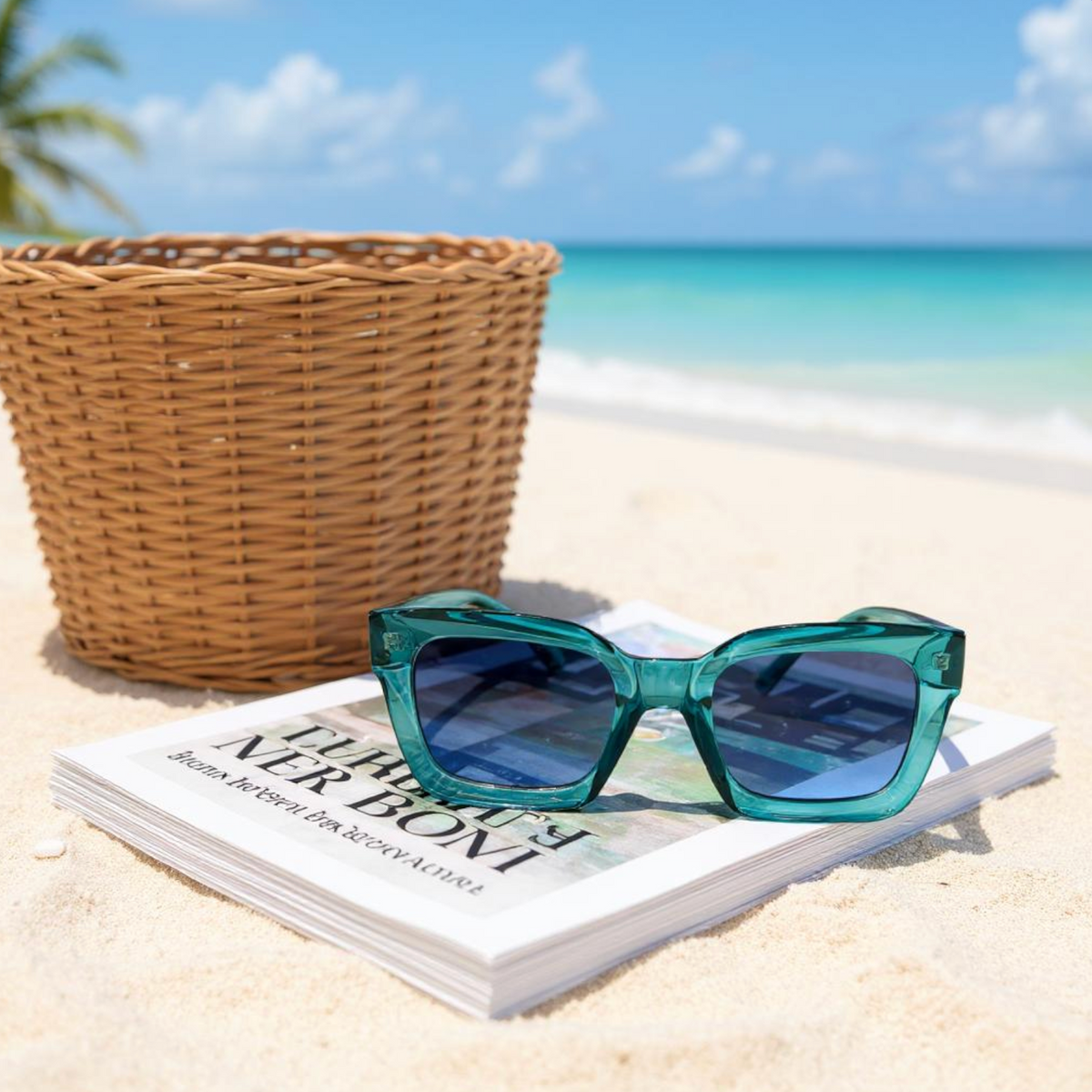SUNGLASSES | CLEAR OCEAN BLUE