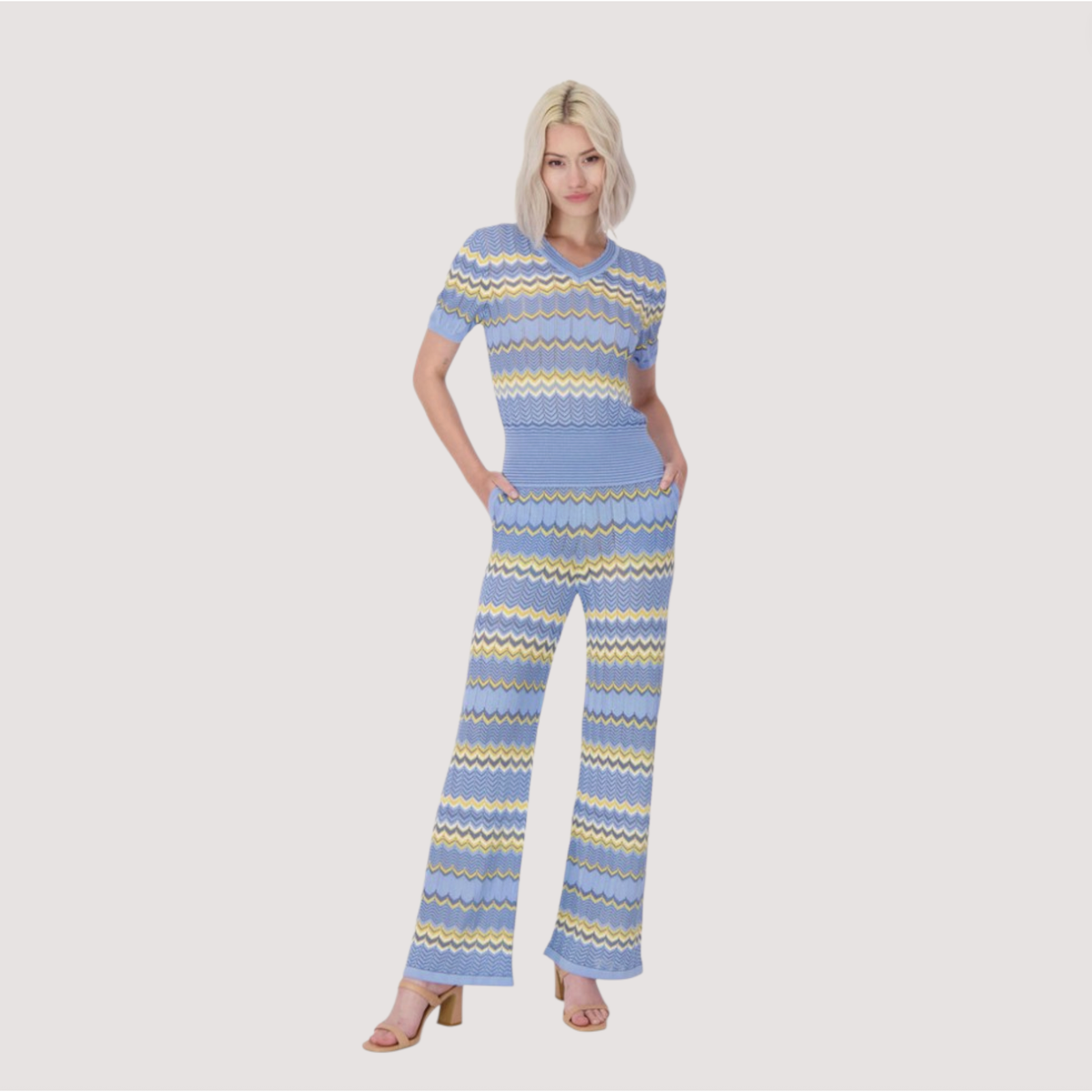 GABBY ISABELLA | CHEVRON MULTI COLOURED PANT