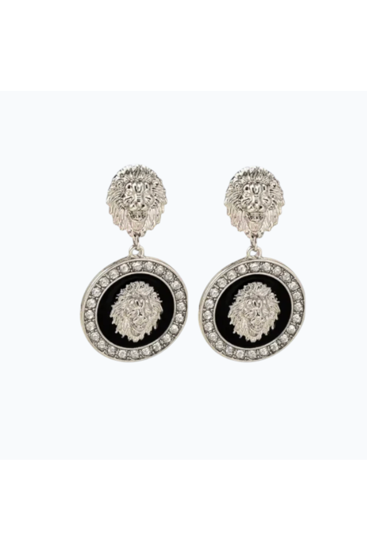 ISLA | LION MOTIF LARGE DROP EARRING