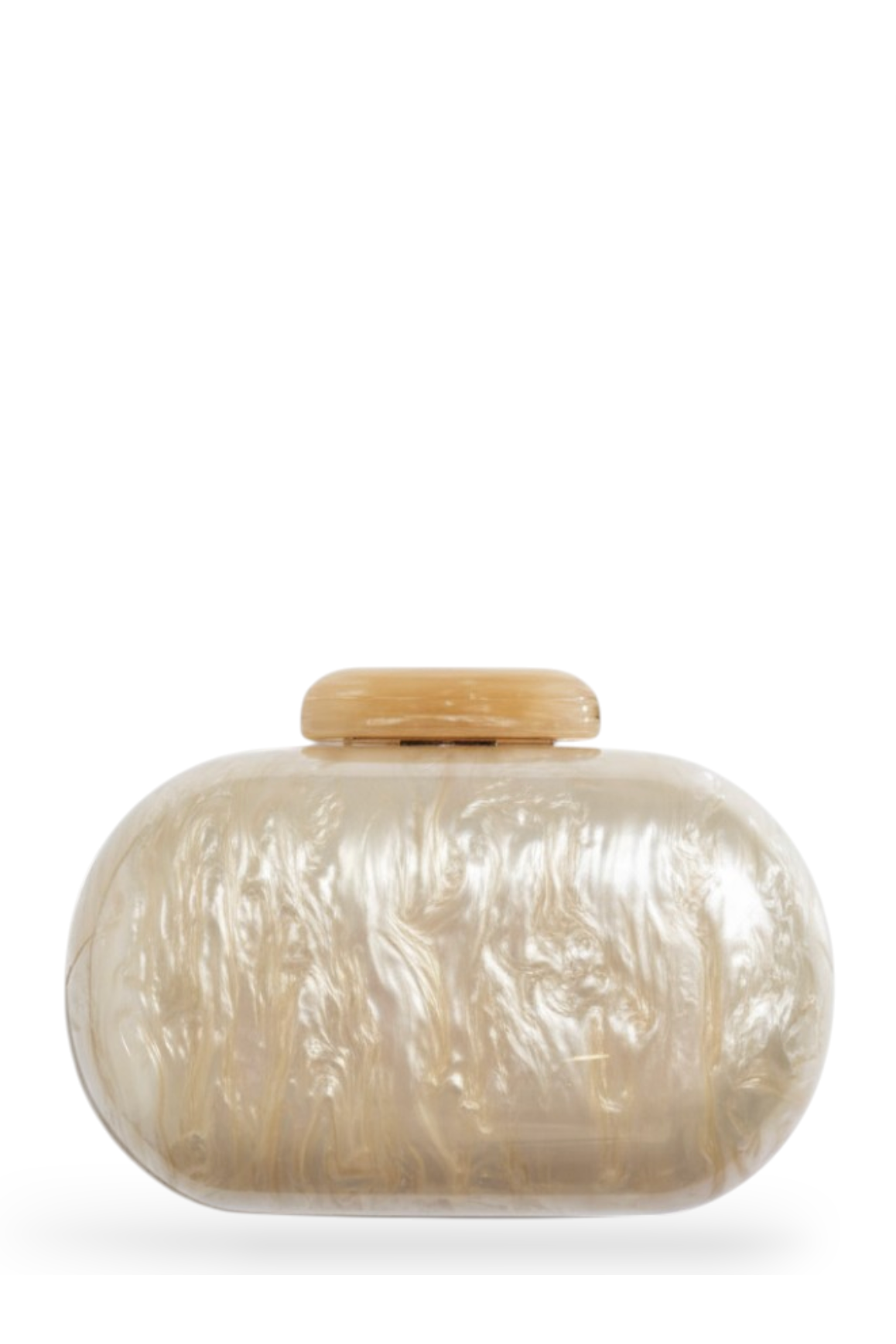 VANILLA MARBLE CLUTCH BAG