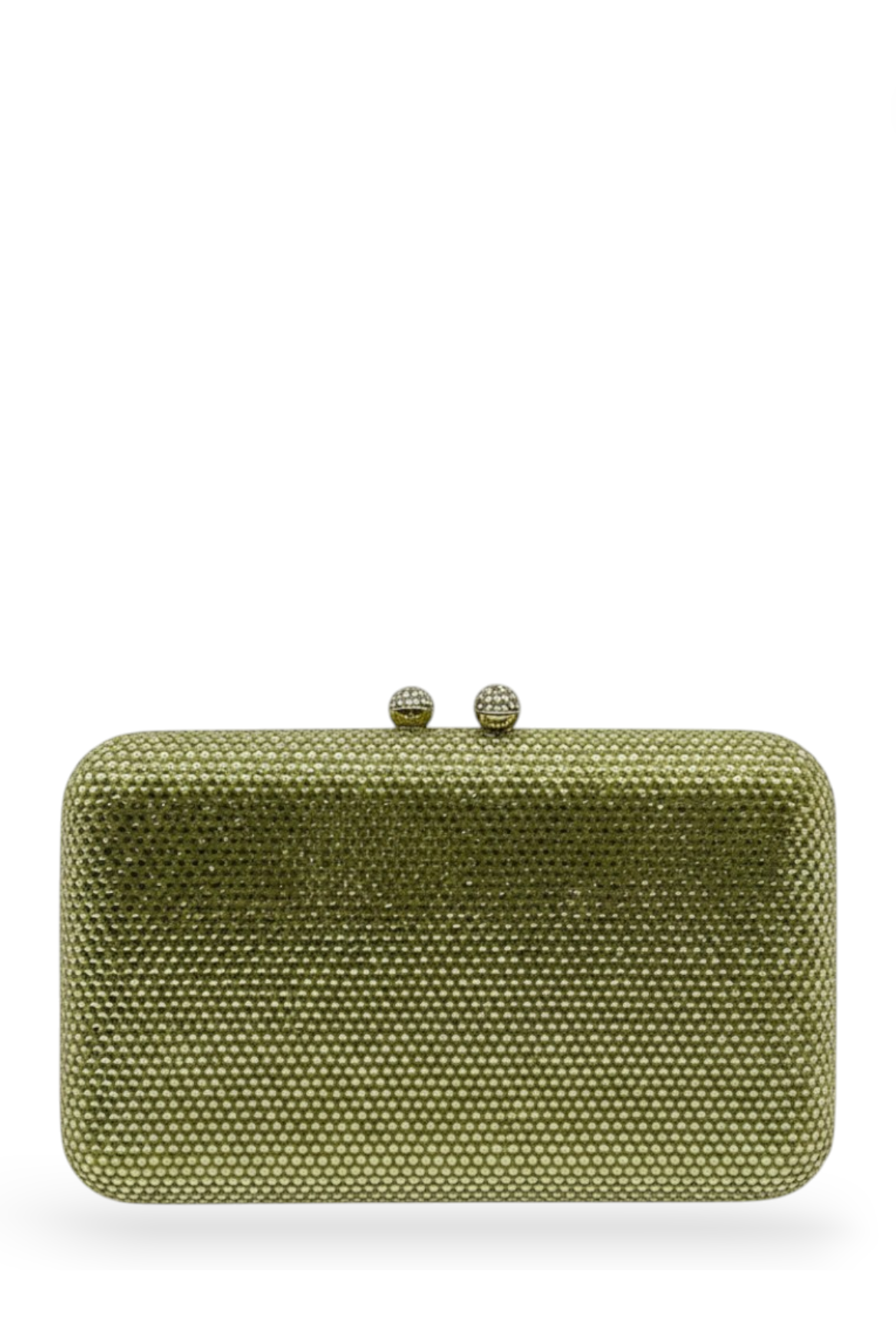 LEMON YELLOW CRYSTAL CLUTCH