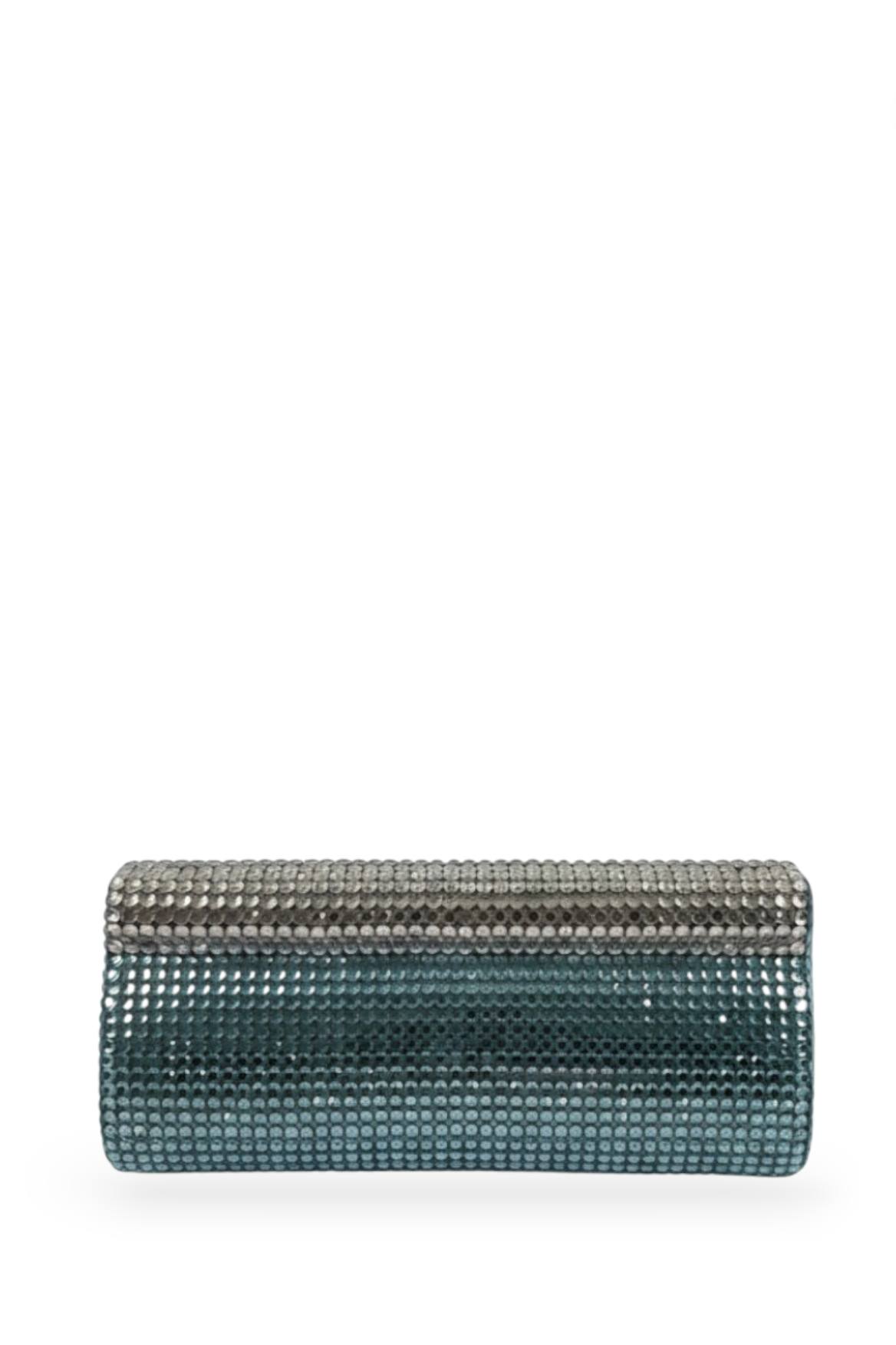 Blue/Silver Crystal Mini Clutch