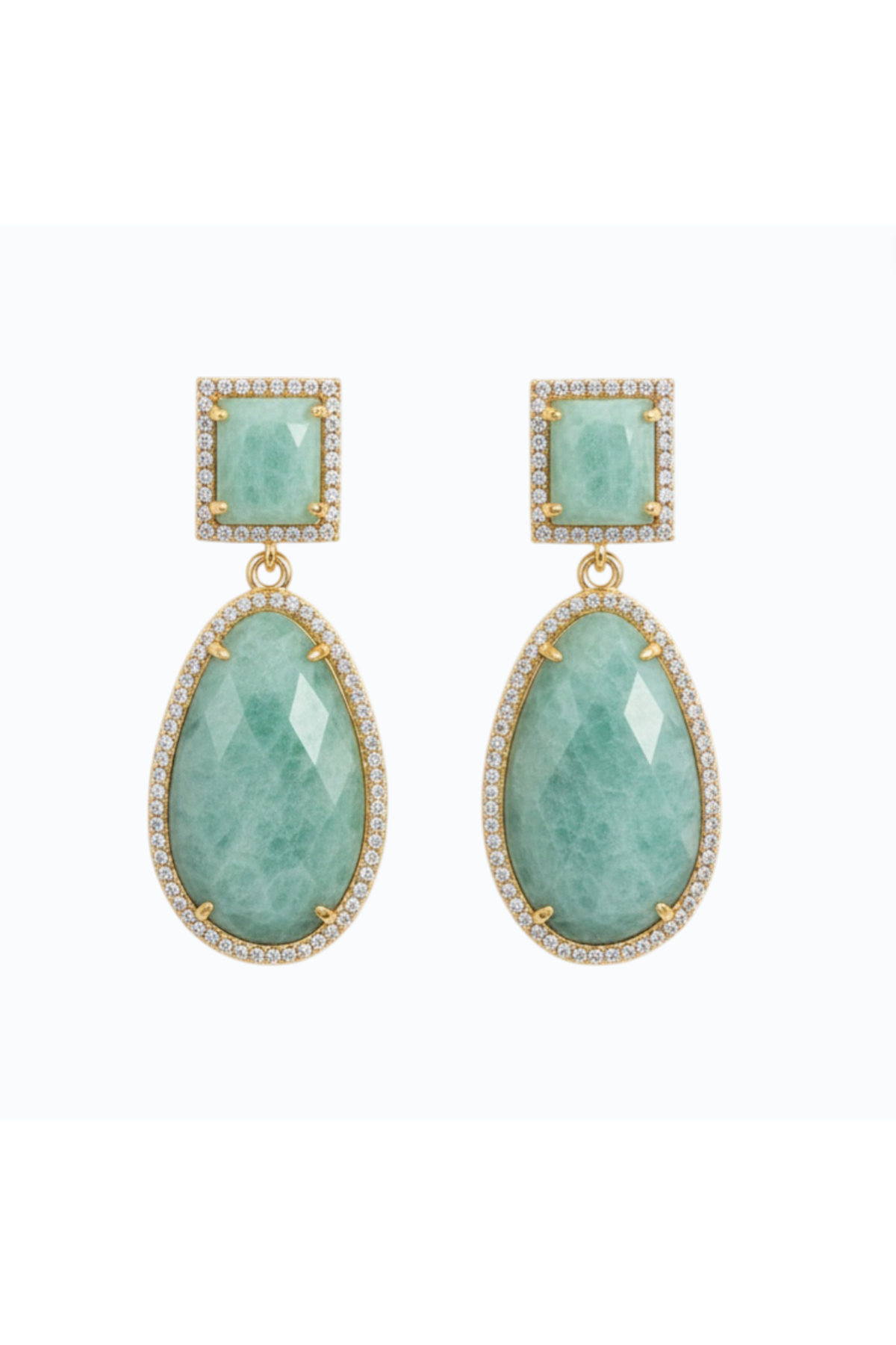 MAEVE | TURQ STONE  DROP EARRING