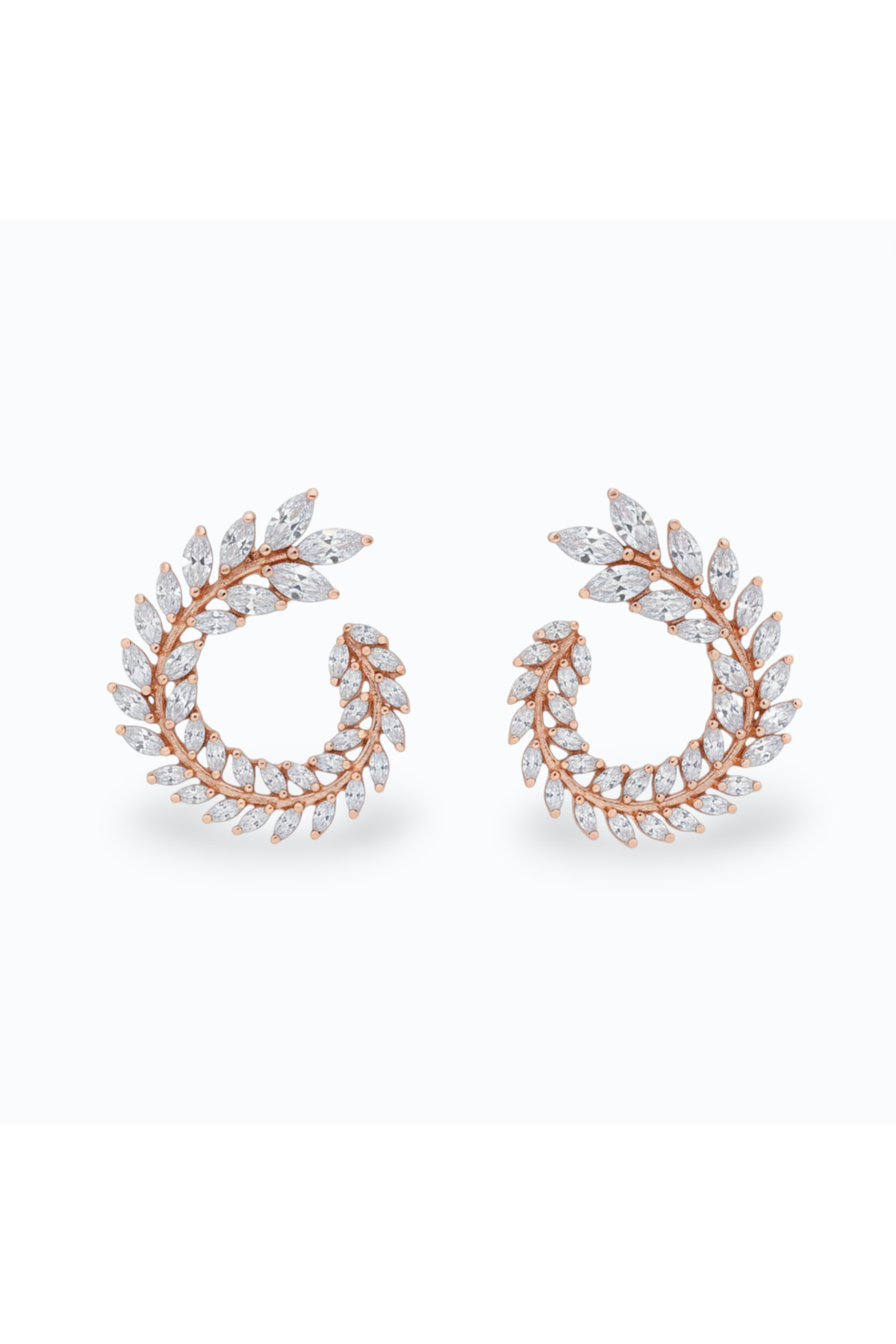 KATNISS | CRYSTAL EARRING - Rose Gold
