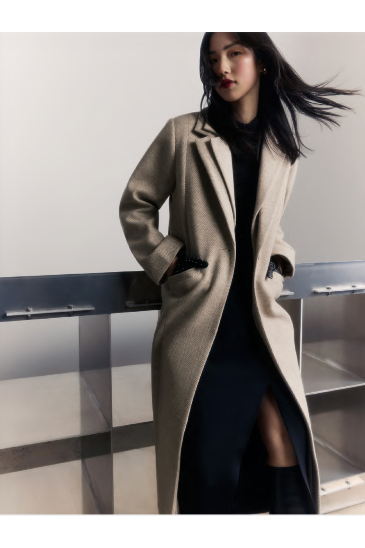 UNREAL FUR | Malta Coat - Herringbone