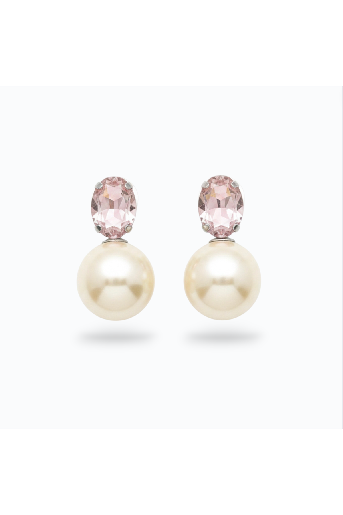 PIP |  PINK CRYSTAL PEARL EARRING