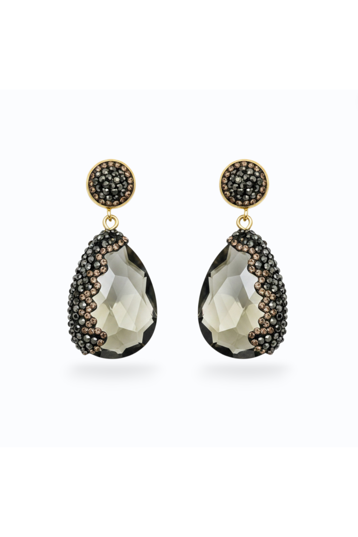 ASHTEN | DROP EARRING - Olive Haze Multi