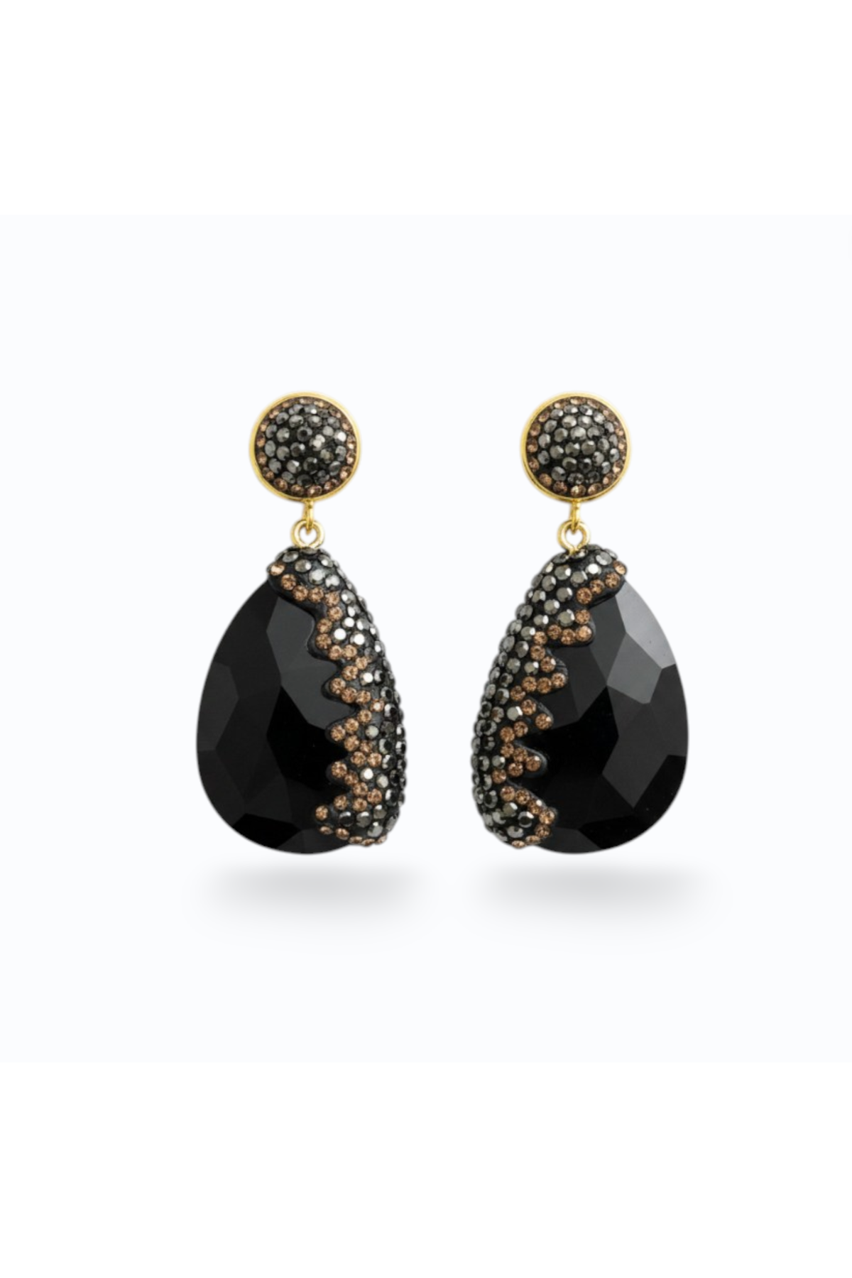 ASHTEN | DROP EARRING - Black Multi