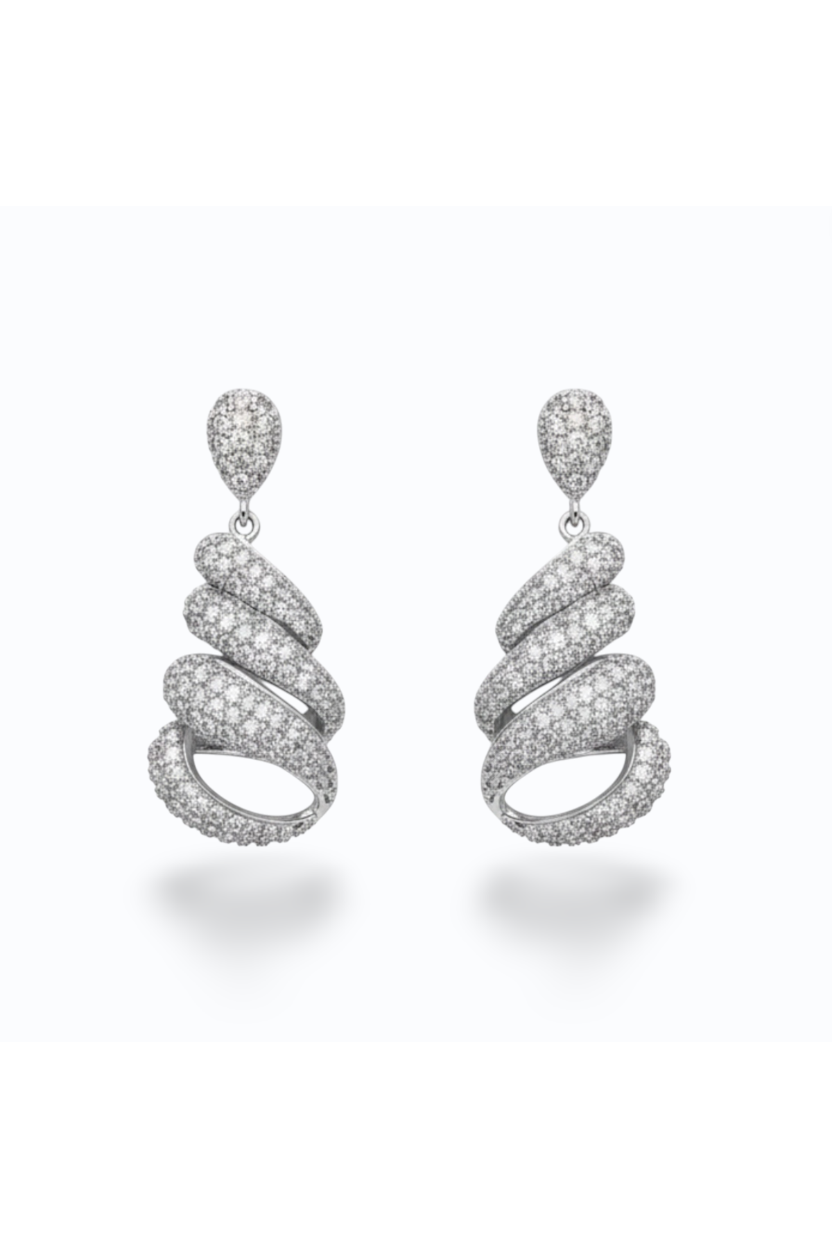 RICKY | SPIRAL DROP EARRING