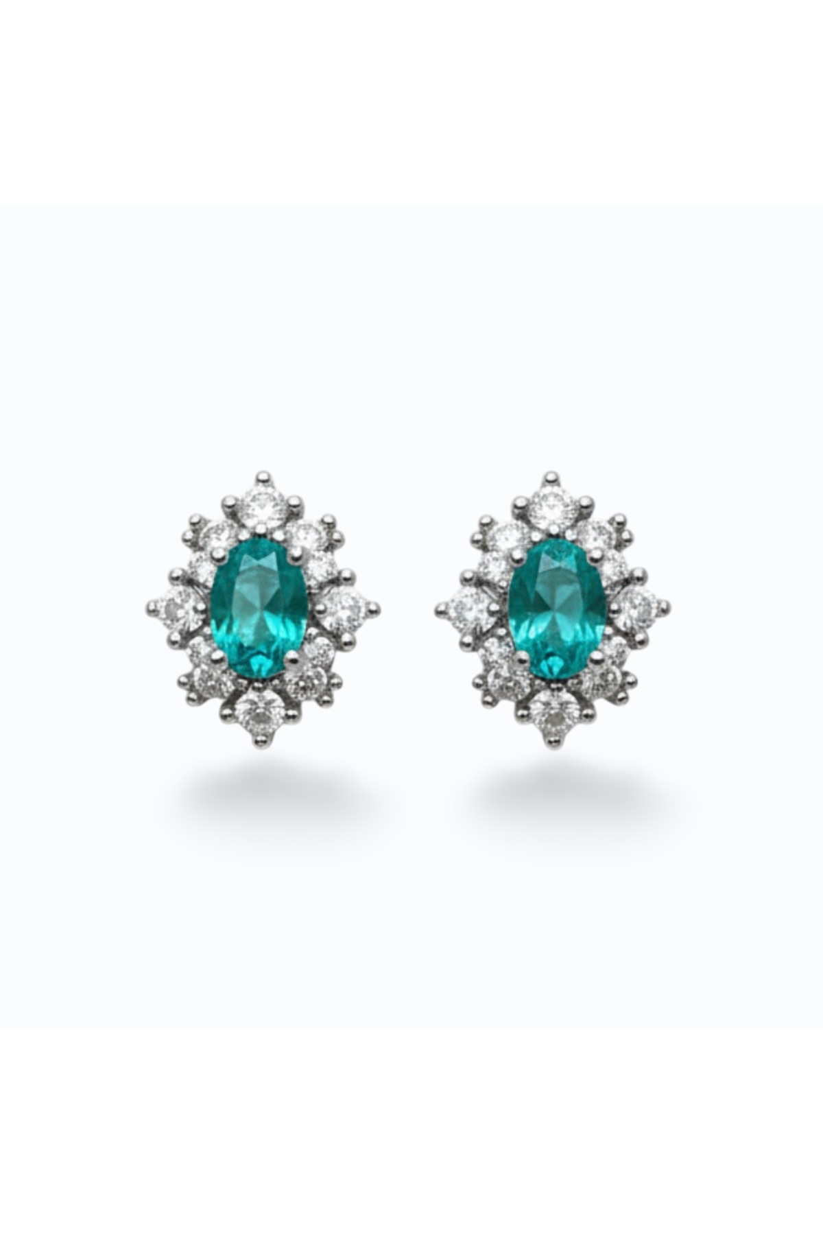 PENNY | AQUA CRYSTAL EARRING