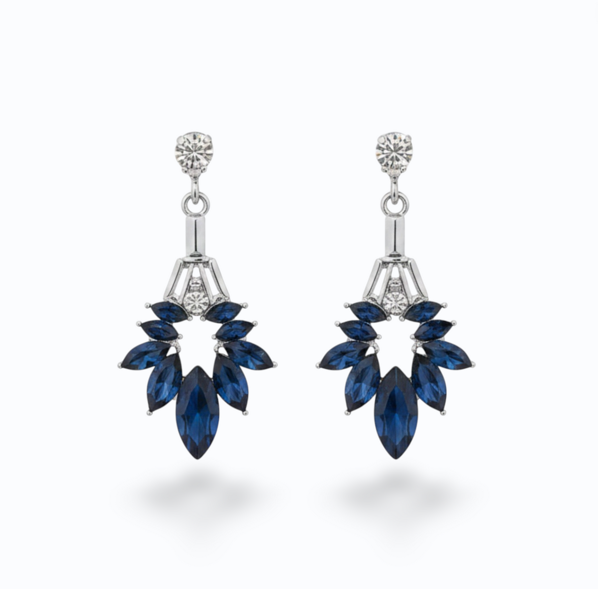 IVY | STAR DROP EARRING- Sapphire