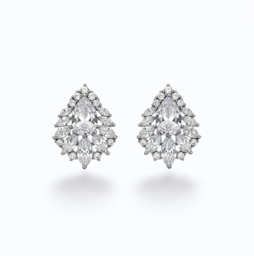 NICOLINE | CRYSTAL STUD EARRING