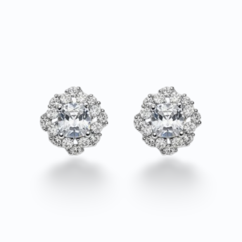 BRIDGET | CRYSTAL FLOWER STUD
