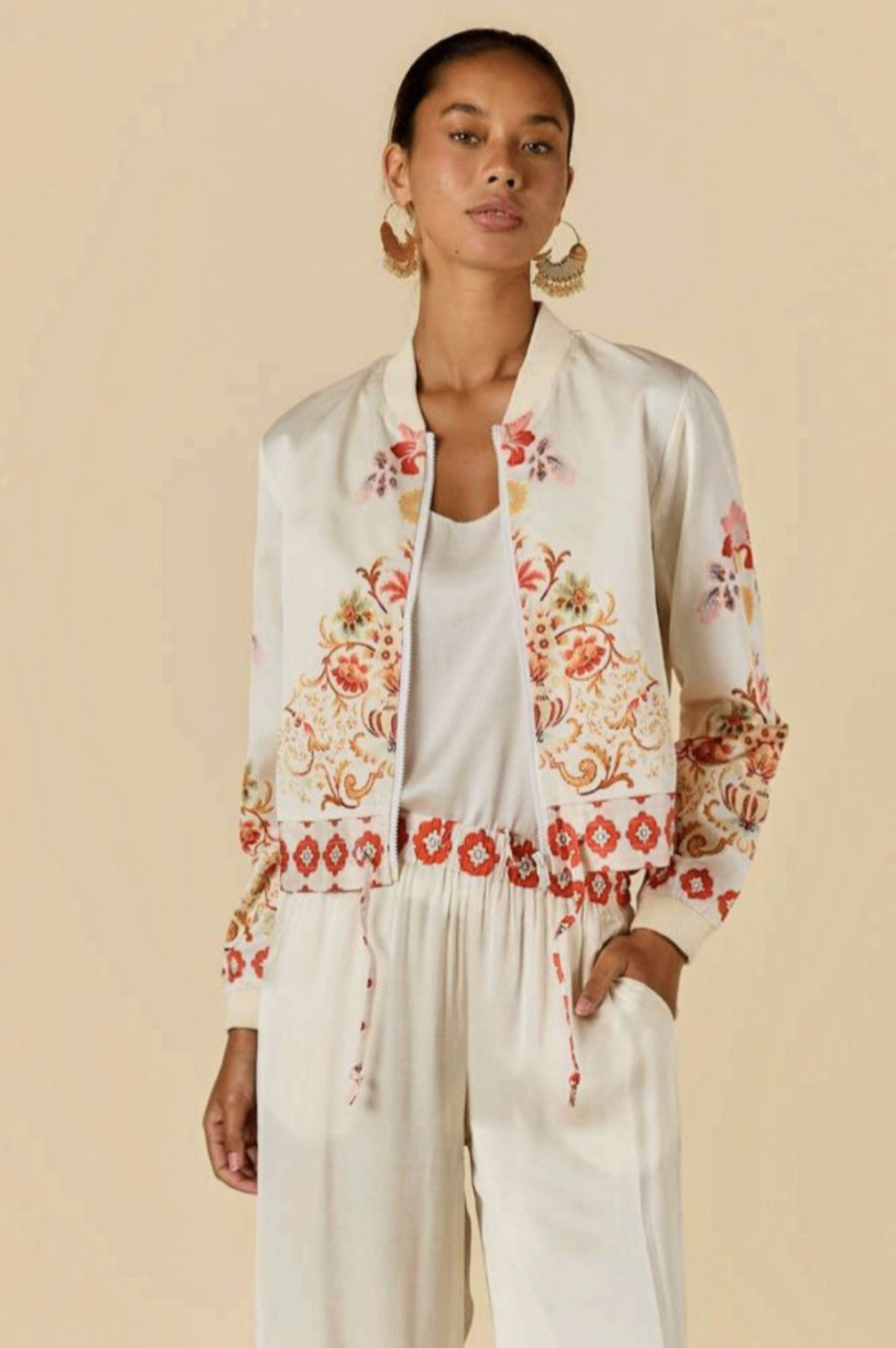 RUBYYAYA | GAZTE JACKET - CREAM