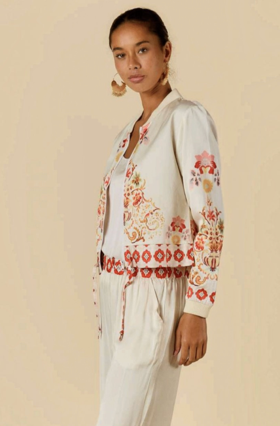 RUBYYAYA | GAZTE JACKET - CREAM