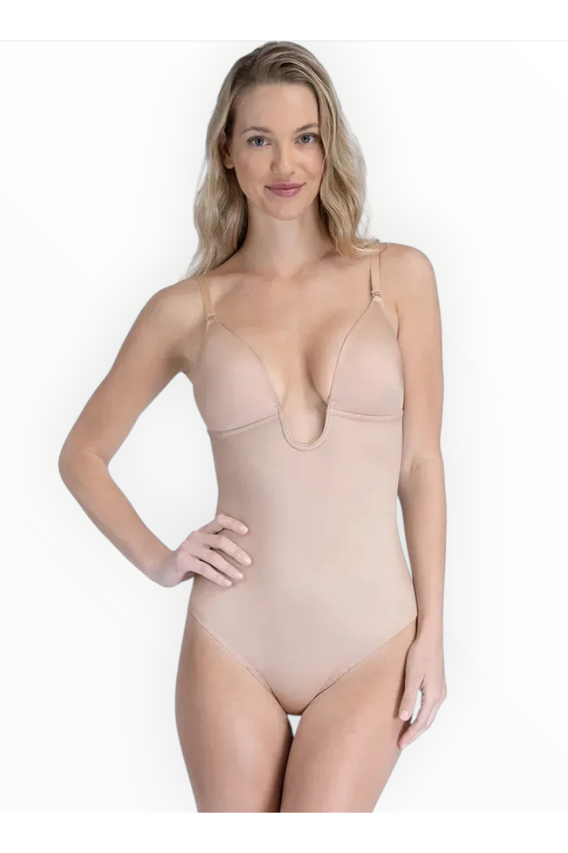 SPANX | Suit Your Fancy Plunge Low-Back Thong Bodysuit