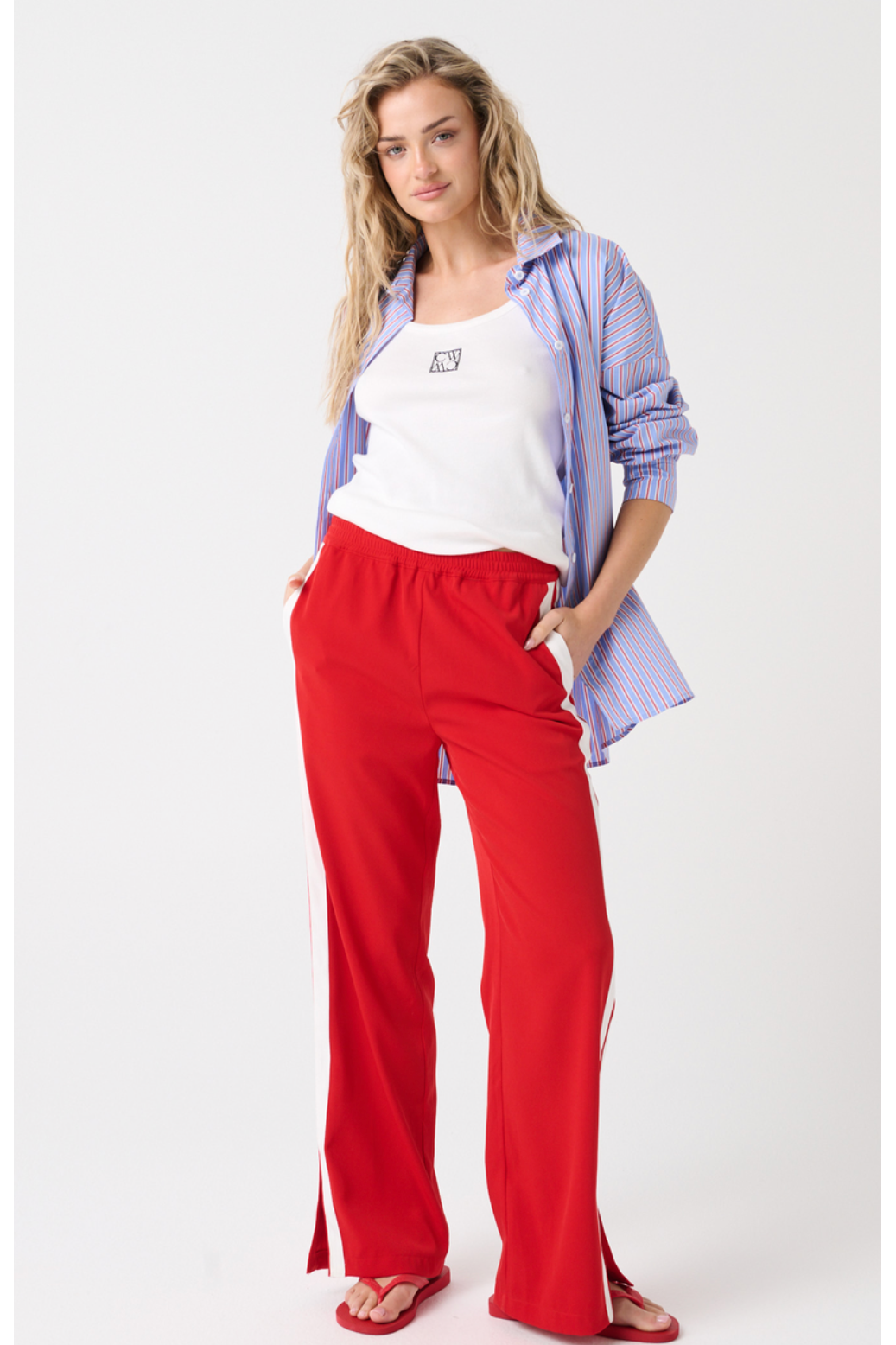 CARTEL & WILLOW | Freya Pant - Scarlett