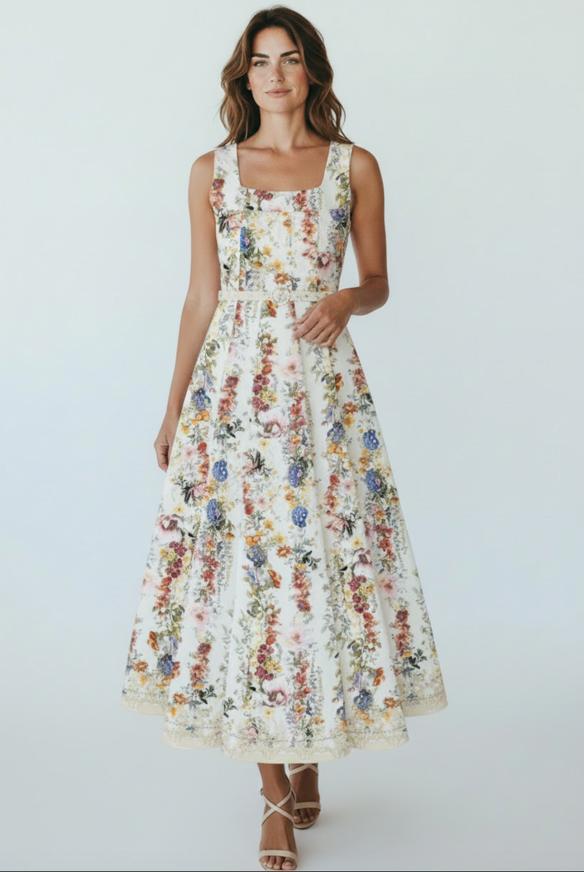 AQUA BLU | VERA MIDI DRESS
